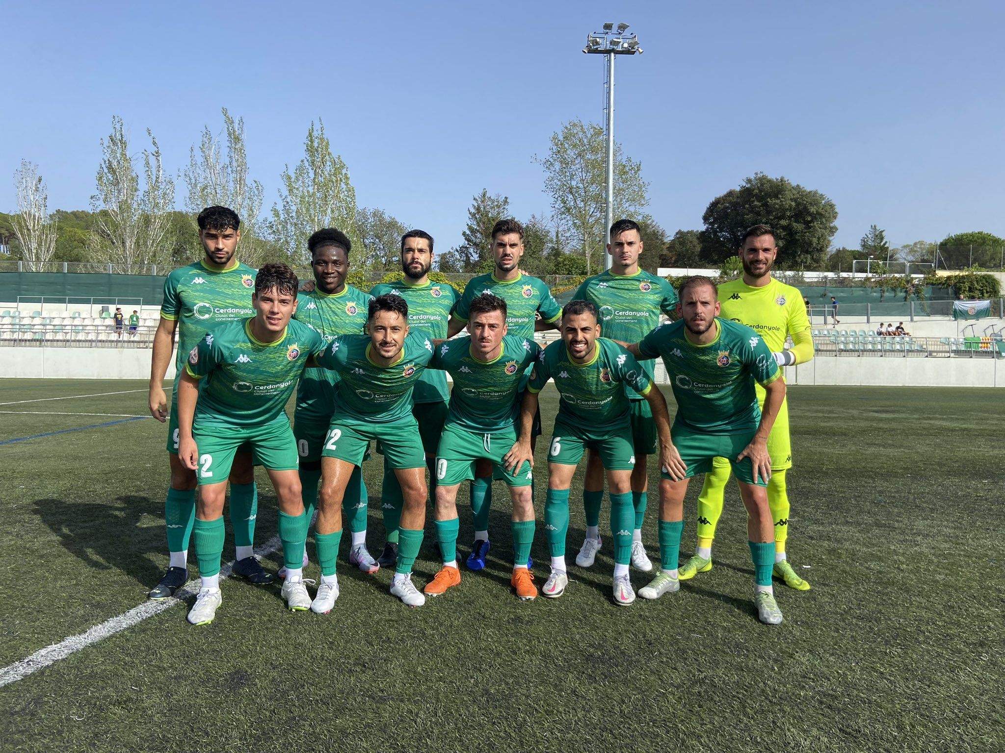Onze titular del Cerdanyola a la tercera joranada davant l'Andratx. FOTO: Cerdanyola FC