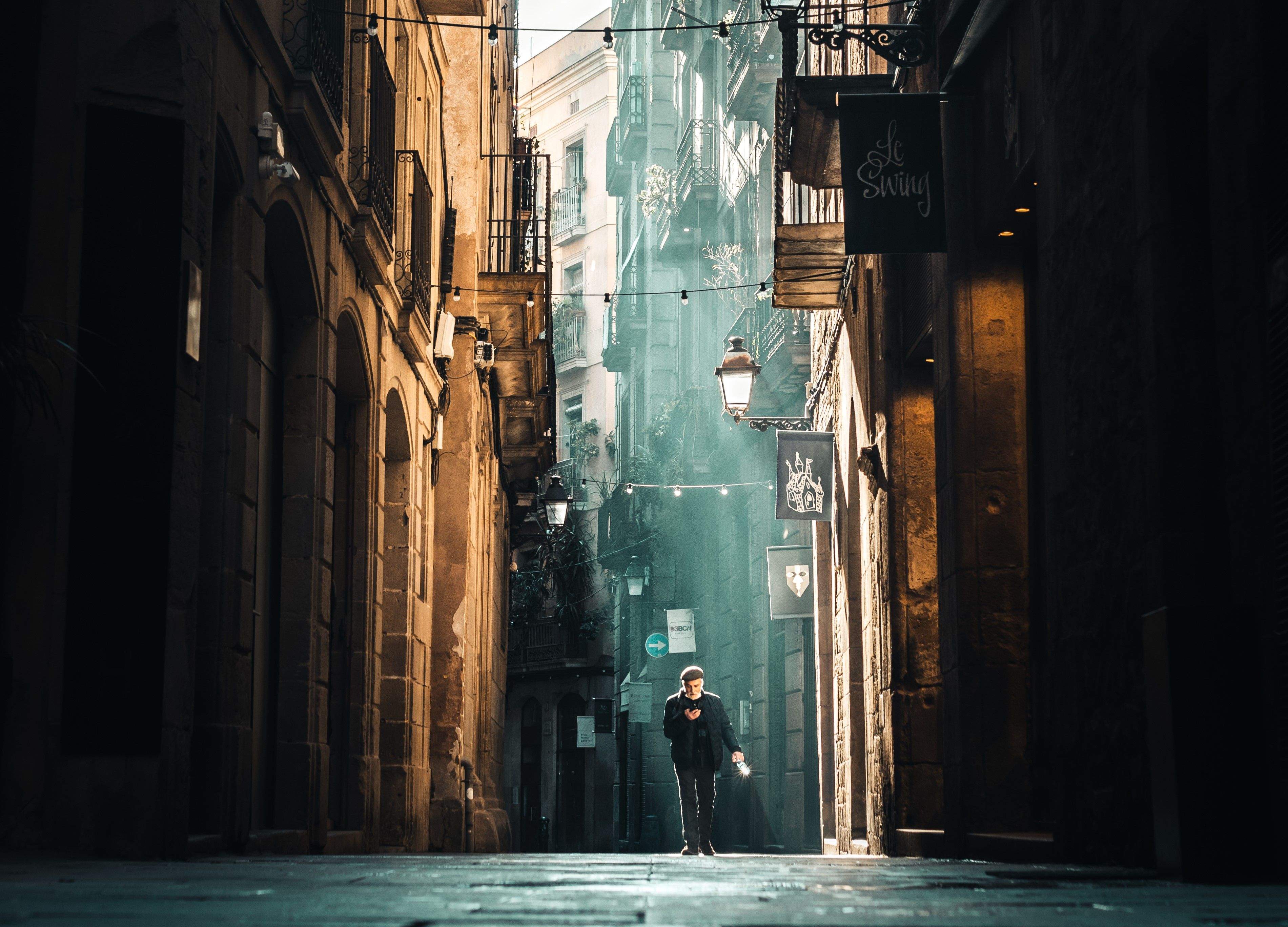 Un cerdanyolenc és l'autor d'aquesta fotografia del barri Gòtic guanyadora del concurs 'Les 7 meravelles de Catalunya'. FOTO: Cedida