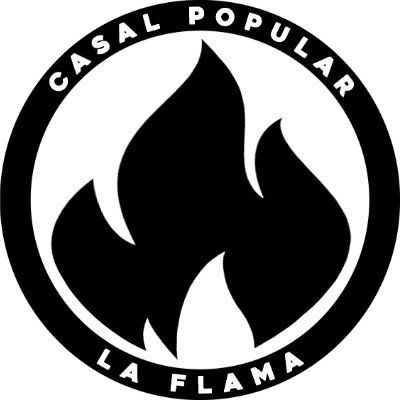 Logotip del Casal Popular La Flama. FOTO: @laflamacasal