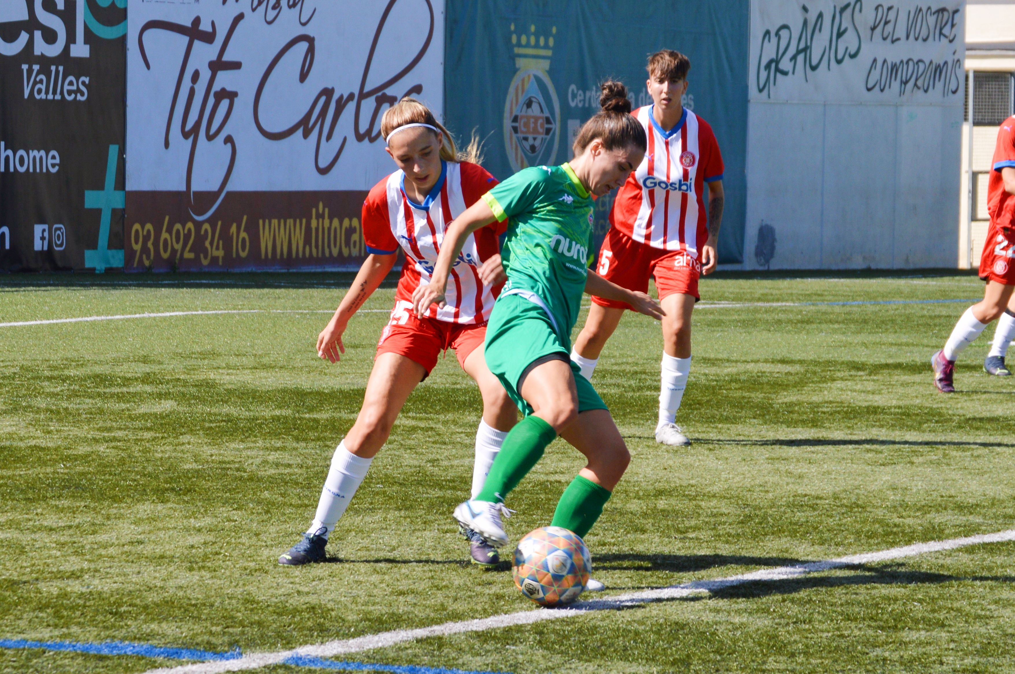 El Cerdanyola Futbol Club de Preferent Femení a Fontetes. FOTO: Cerdanyola FC