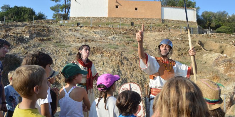 Visita teatralitzada del Cap de Setmana Ibèric de 2023. FOTO: Nora MO