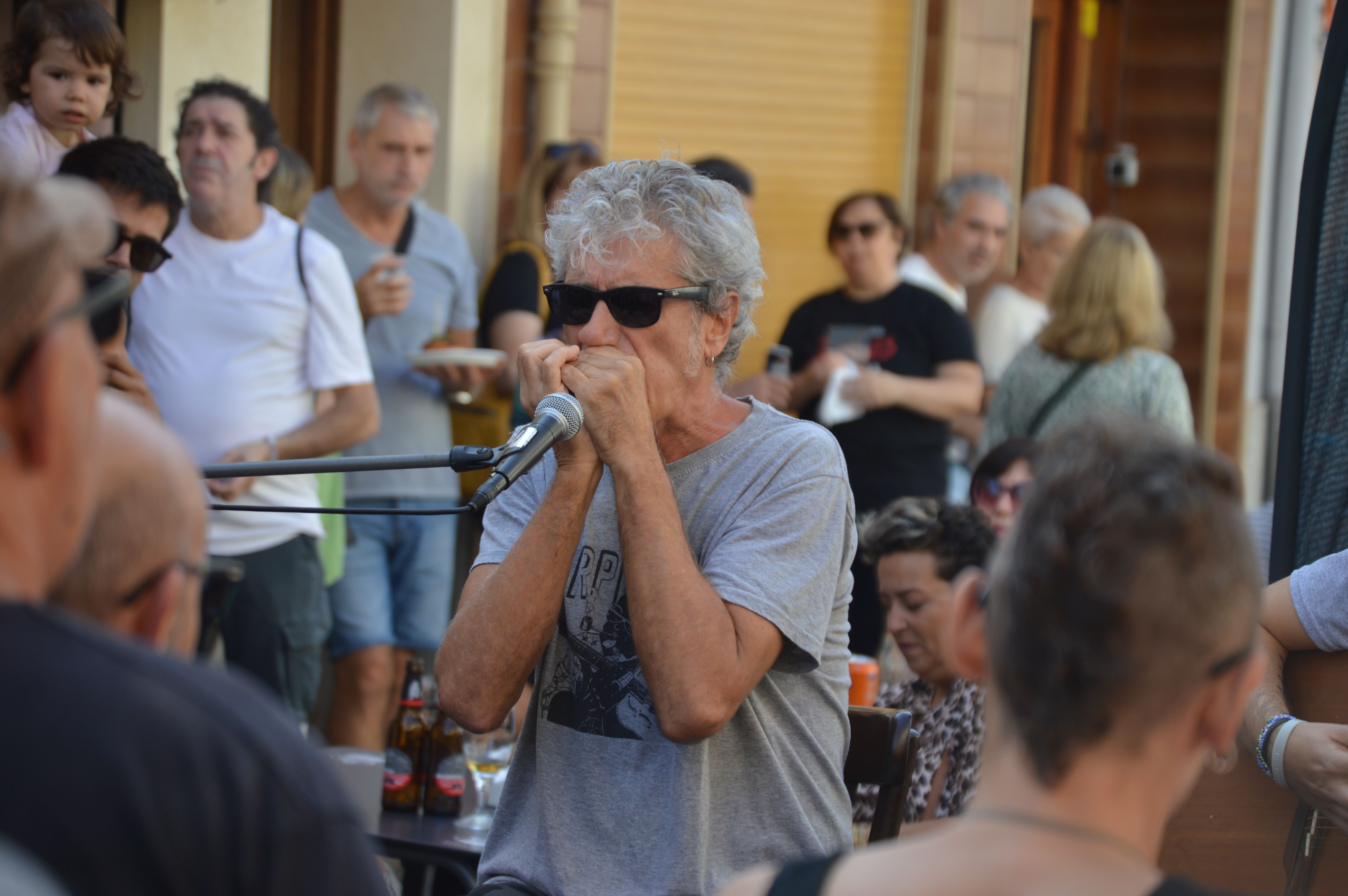 Concert de Txus Blues i Cesar Canut al Cal Pintxo en el 32è Festival de Blues. FOTO: Nora MO