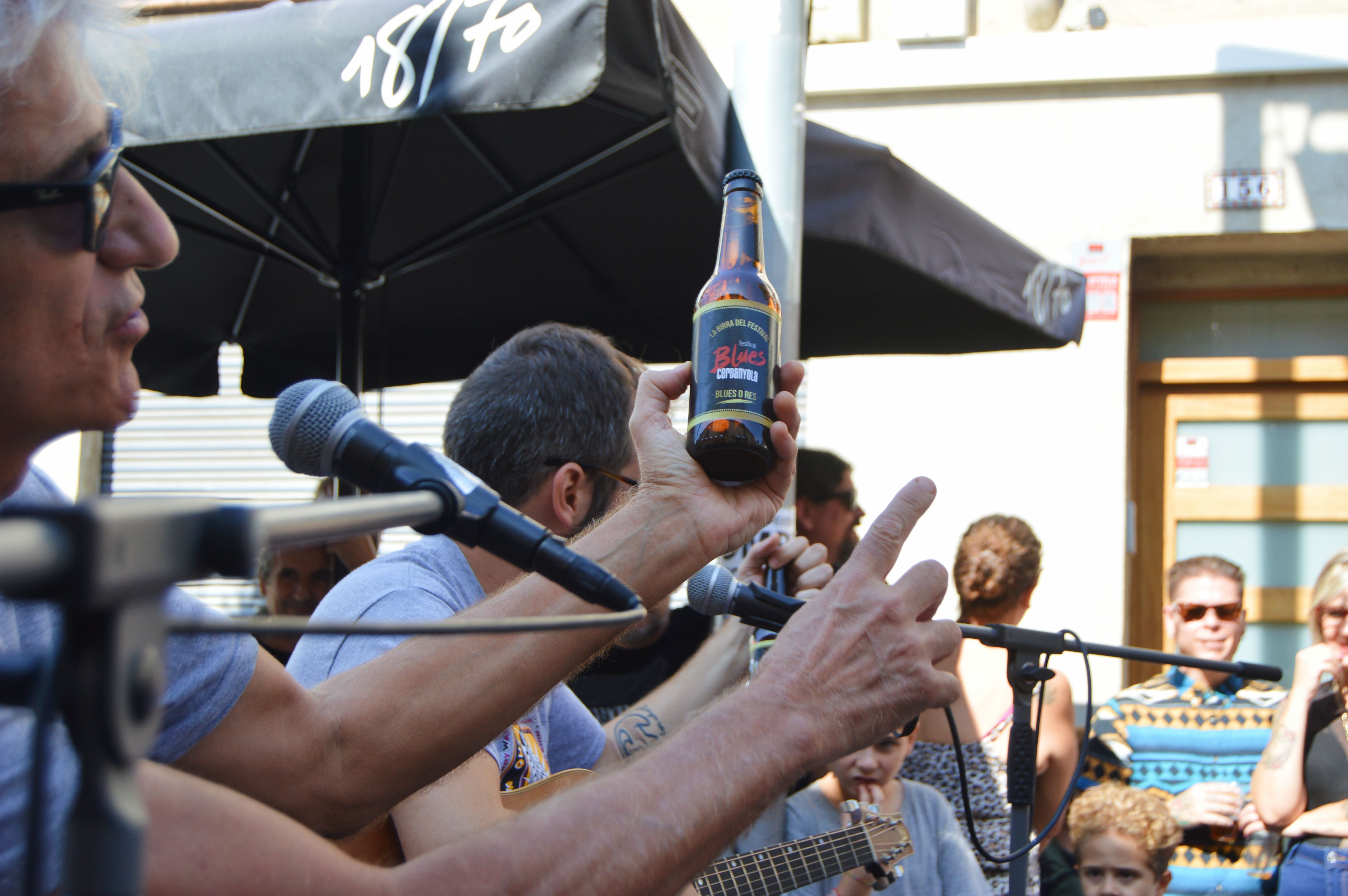 Cal Pintxo ha fet una cervesa artesanal especial pel 32è Festival de Blues. FOTO: Nora MO