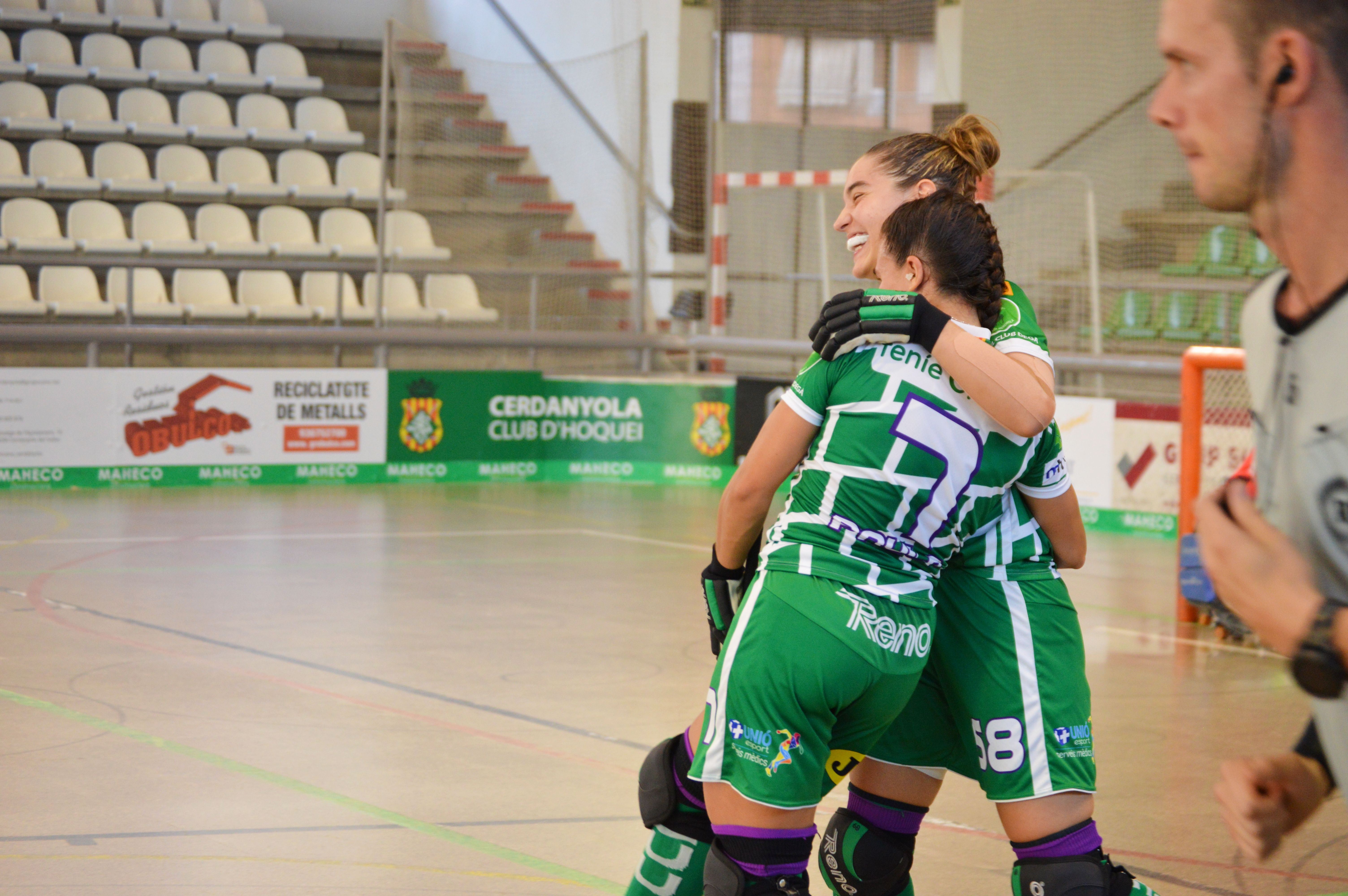 El Cerdanyola CH en un partit d'Ok Liga contra Las Rozas. FOTO: Nora MO El Cerdanyola CH en un partit d'Ok Liga contra Las Rozas. FOTO: Nora MO