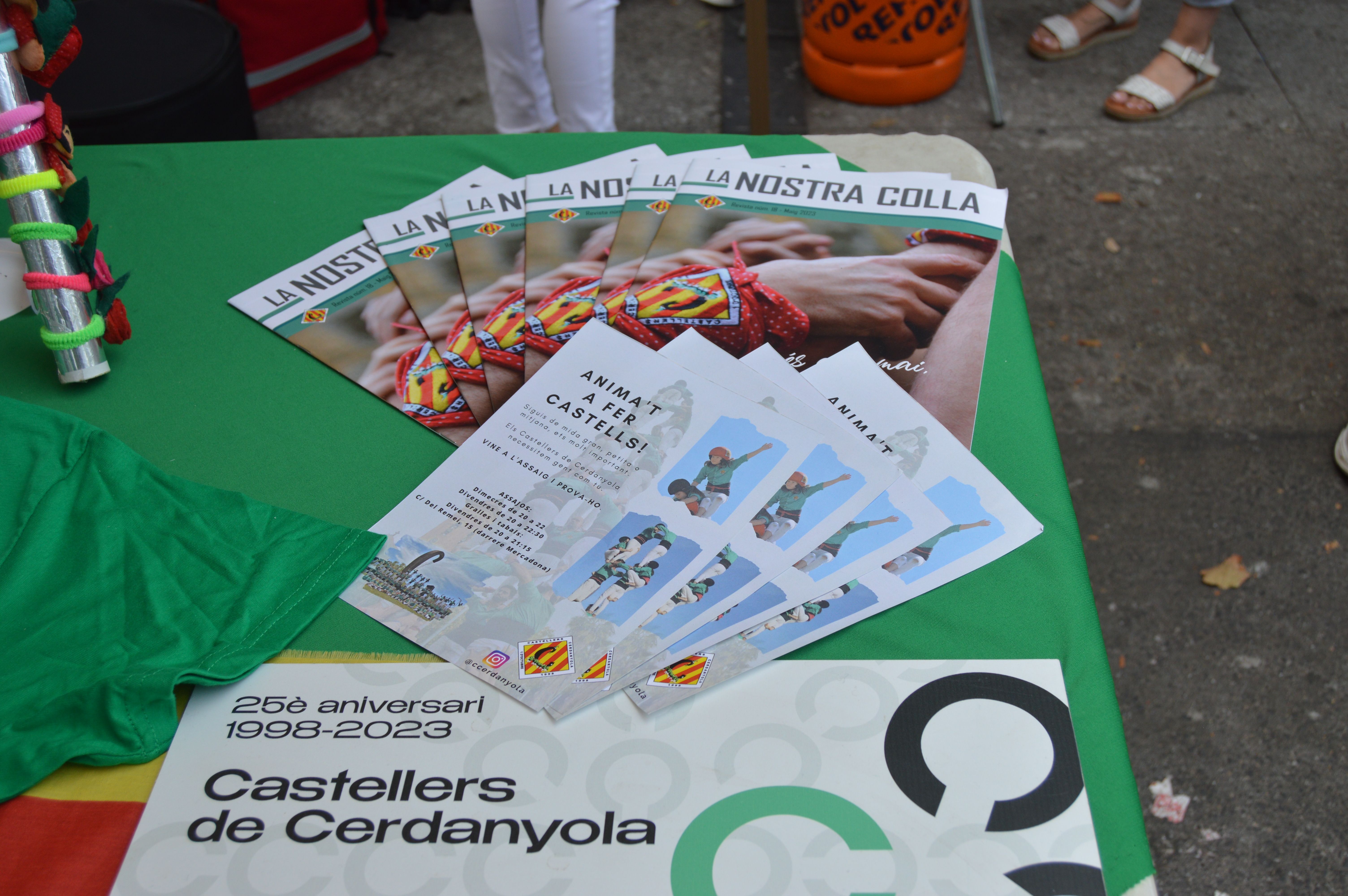 Les imatges del 25è aniversari de Castellers de Cerdanyola. FOTO: Nora MO