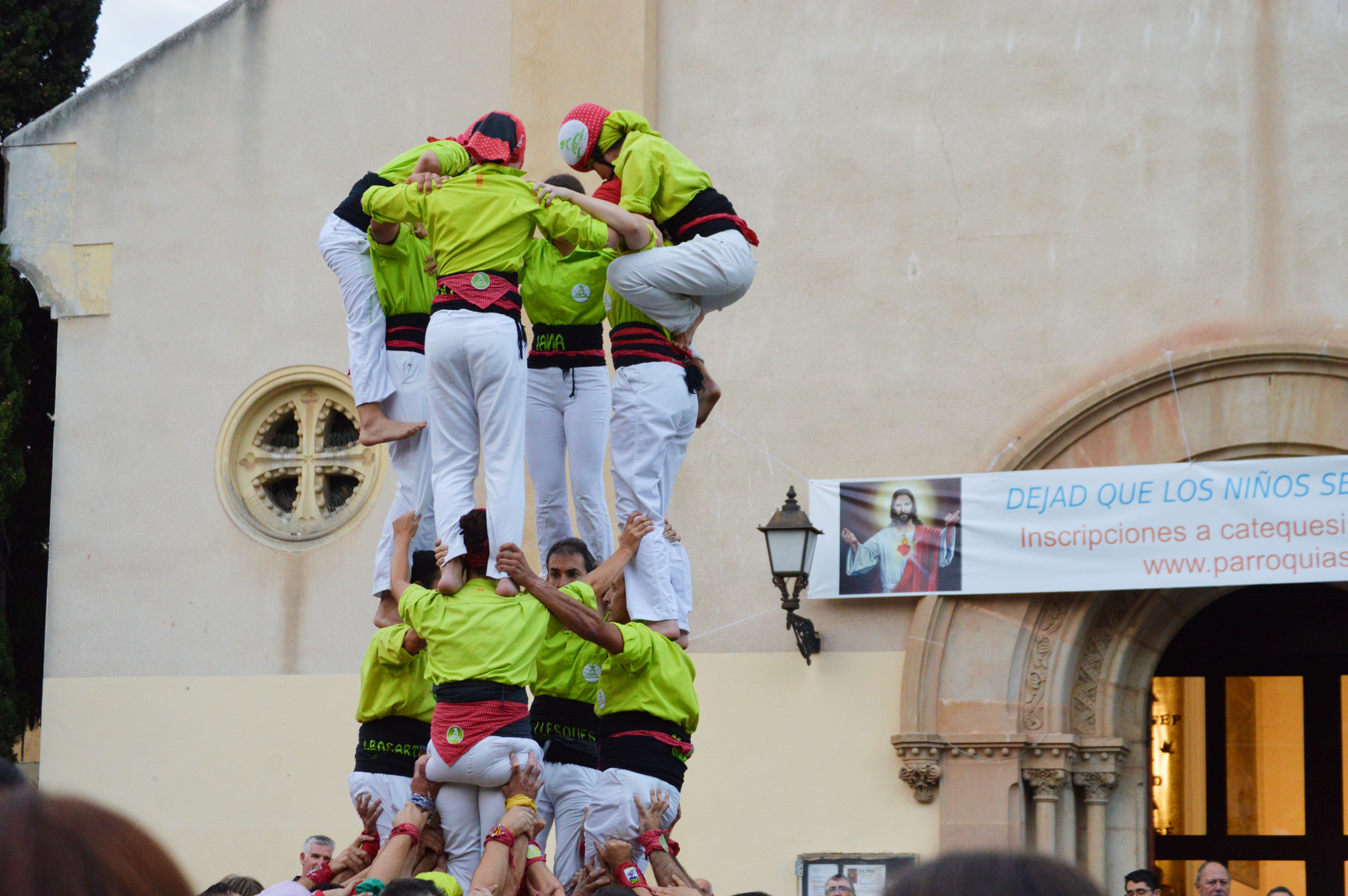Les imatges del 25è aniversari de Castellers de Cerdanyola. FOTO: Nora MO