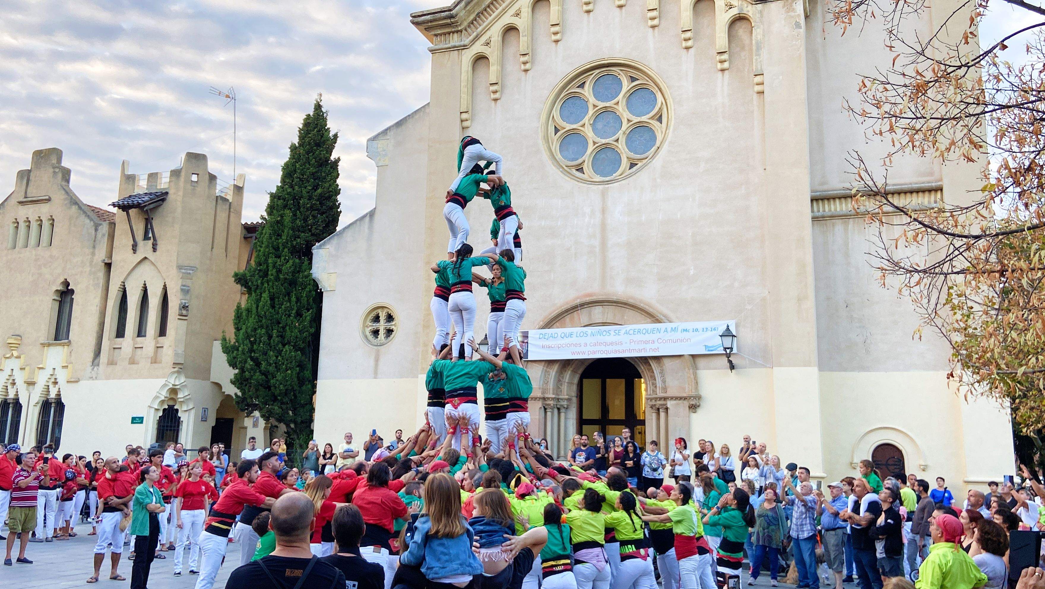 Les imatges del 25è aniversari de Castellers de Cerdanyola. FOTO: Nora MO