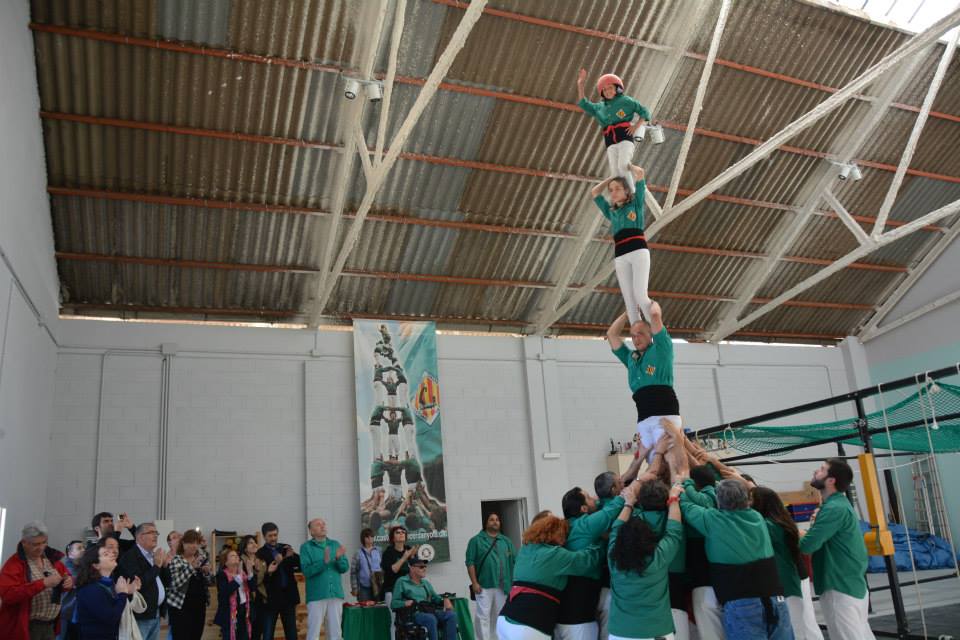 Inauguració del local dels Castellers l'any 2014. FOTO: Castellers de Cerdanyola