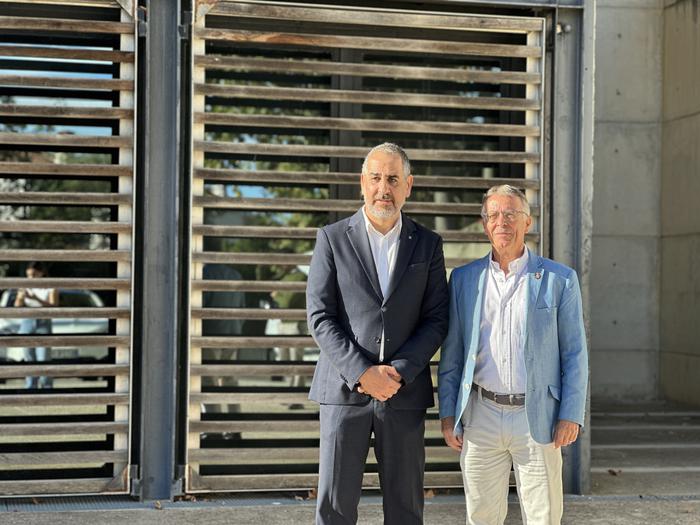 El delegat Joan Borràs i el president de l'EMD de Bellaterra Josep Maria Riba. FOTO: Generalitat de Catalunya