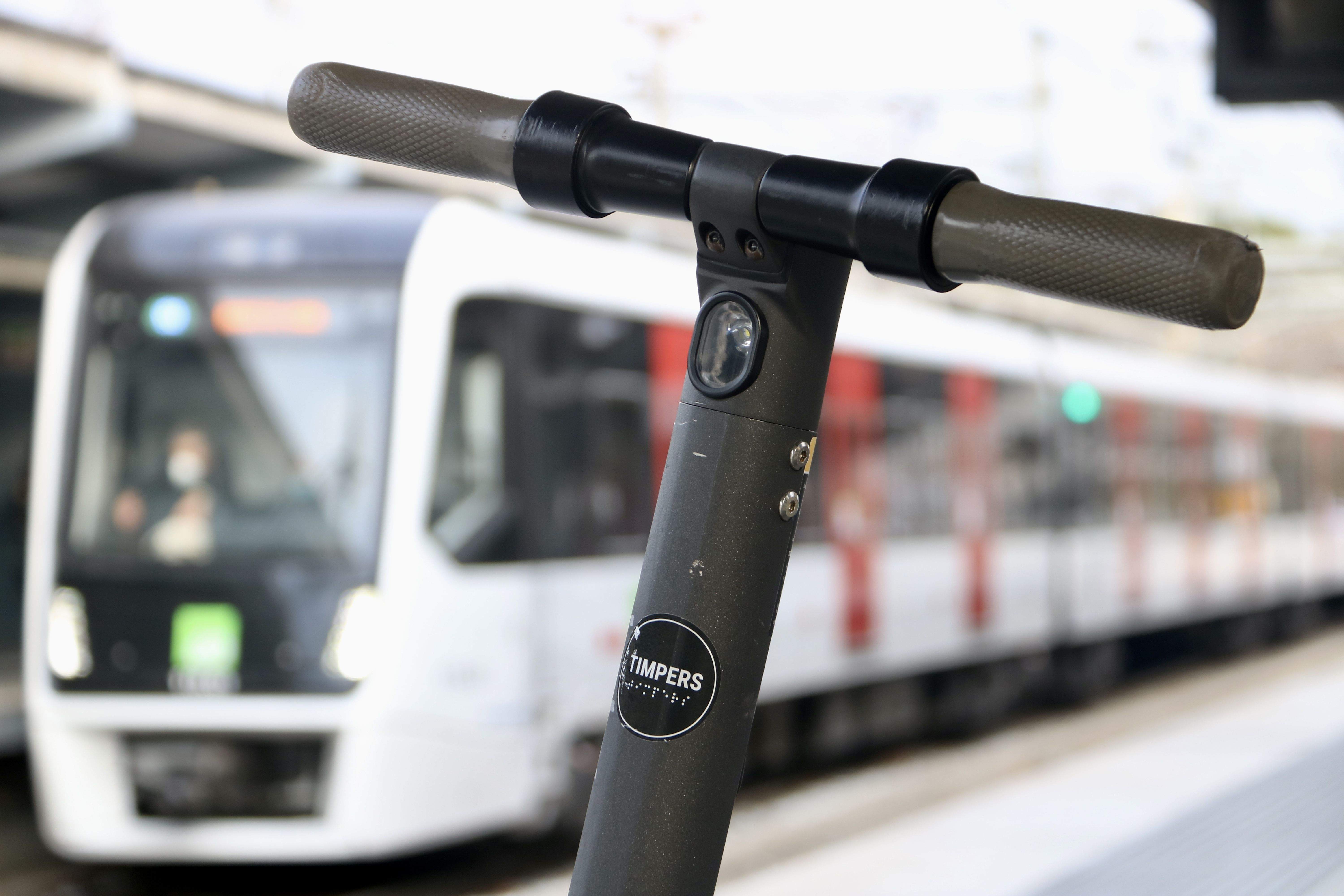 La prohibició dels patinets elèctrics al transport públic va començar a l'1 de febrer de 2023. FOTO: ACN La prohibició dels patinets elèctrics al transport públic va començar a l'1 de febrer de 2023. FOTO: ACN