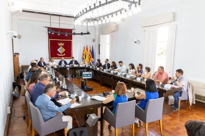 Imatge del ple municipal de Cerdanyola. FOTO: Ajuntament de Cerdanyola