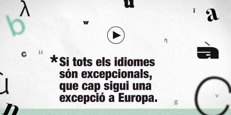 Imatge de la campanya del web europaencatala.eu. FOTO: Departament d’Acció Exterior i Unió Europea Imatge de la campanya del web europaencatala.eu. FOTO: Departament d’Acció Exterior i Unió Europea