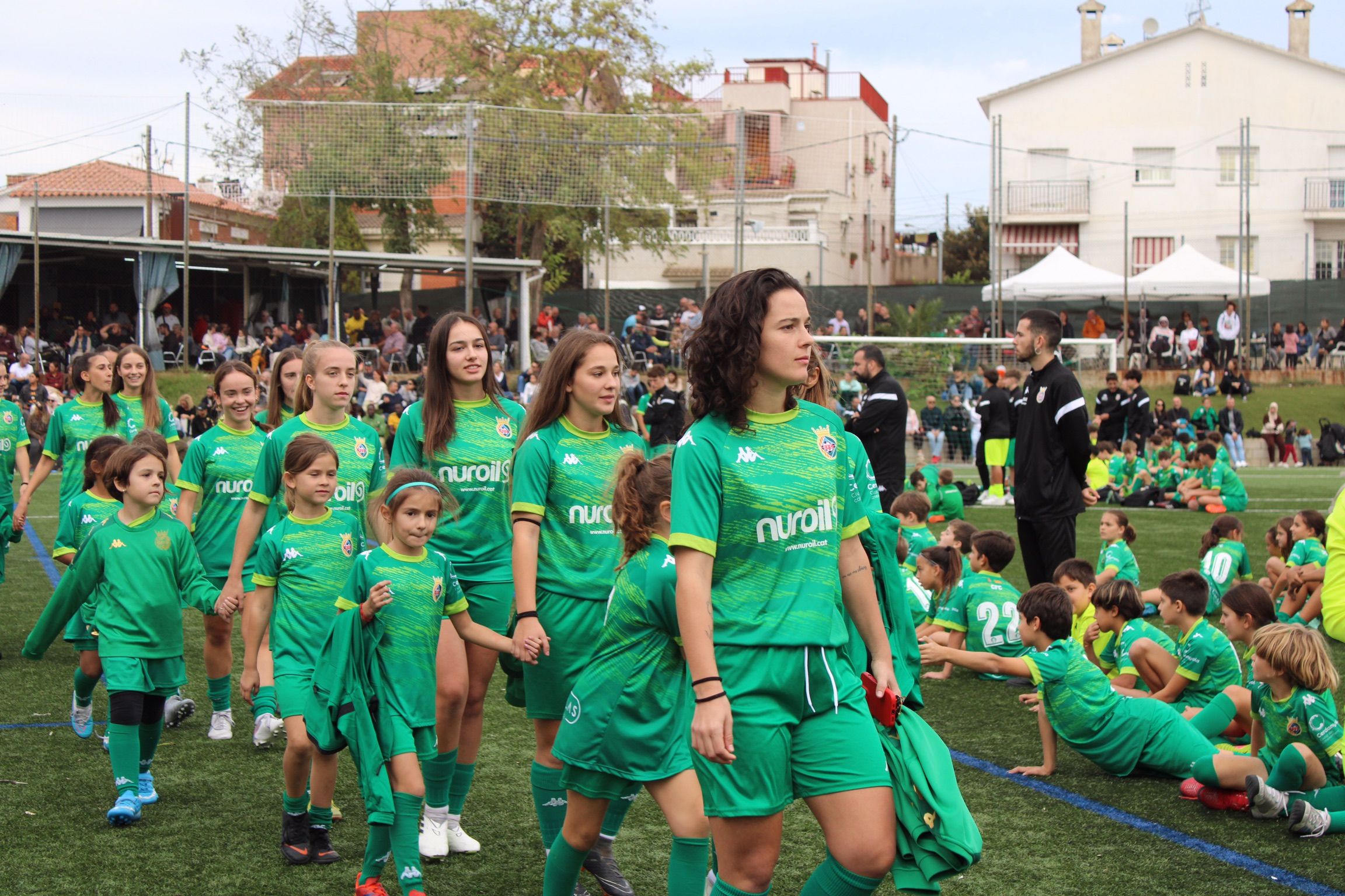 Les jugadores del Senior Femení A. FOTO: Guillem Barrera