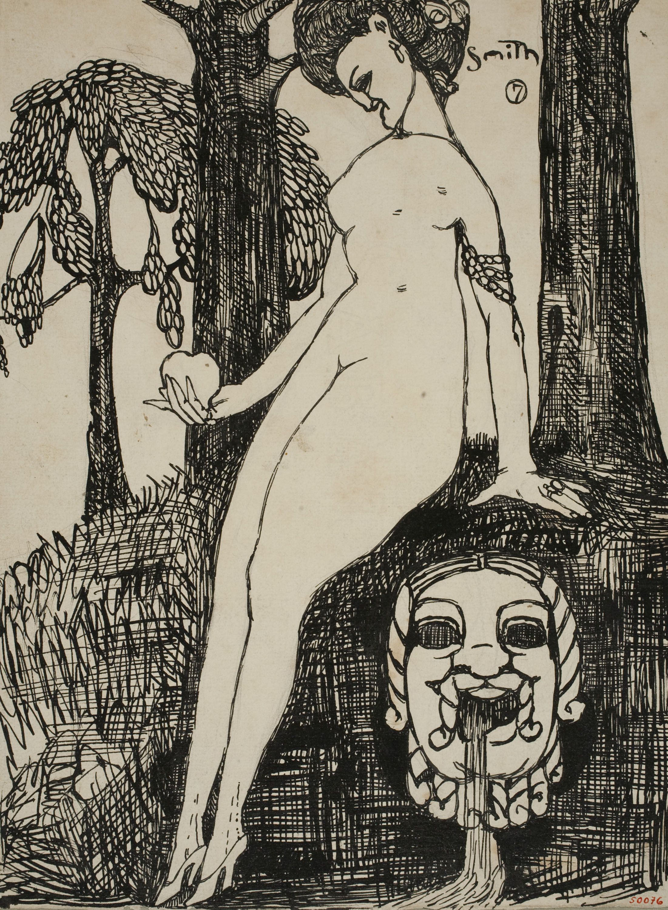 Ismael Smith. 'Dona nua en una font'. 1907. FOTO: Museu Nacional d¡Art de Catalunya Ismael Smith. 'Dona nua en una font'. 1907. FOTO: Museu Nacional d¡Art de Catalunya