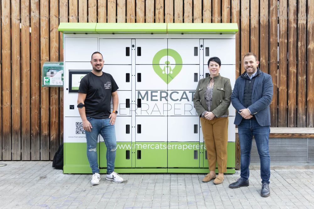 Presentació consignes intel·ligents al Mercat de Serraparera. FOTO: Ajuntament de Cerdanyola
