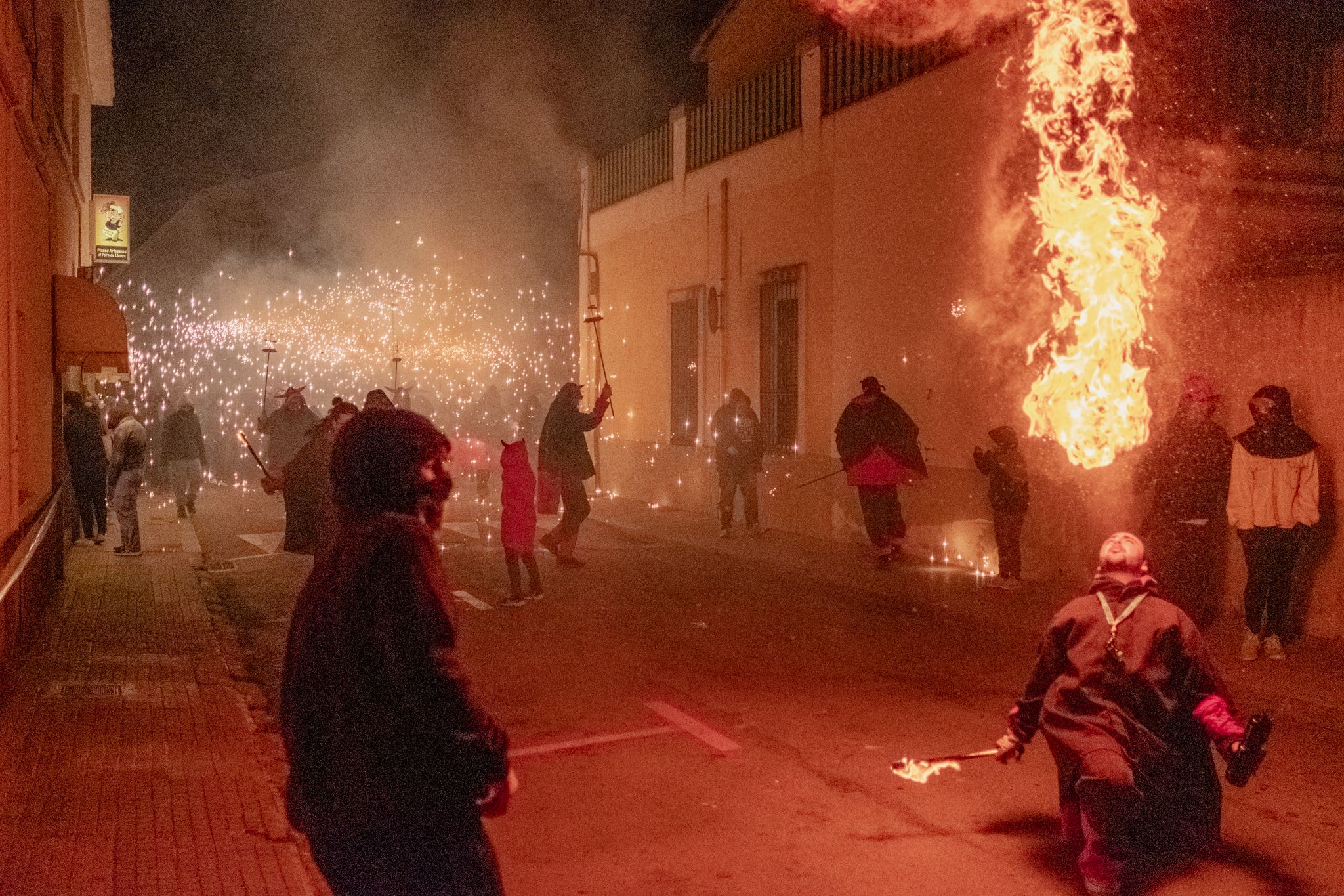 Correfoc de la Festa de Tardor. FOTO: Ale Gómez