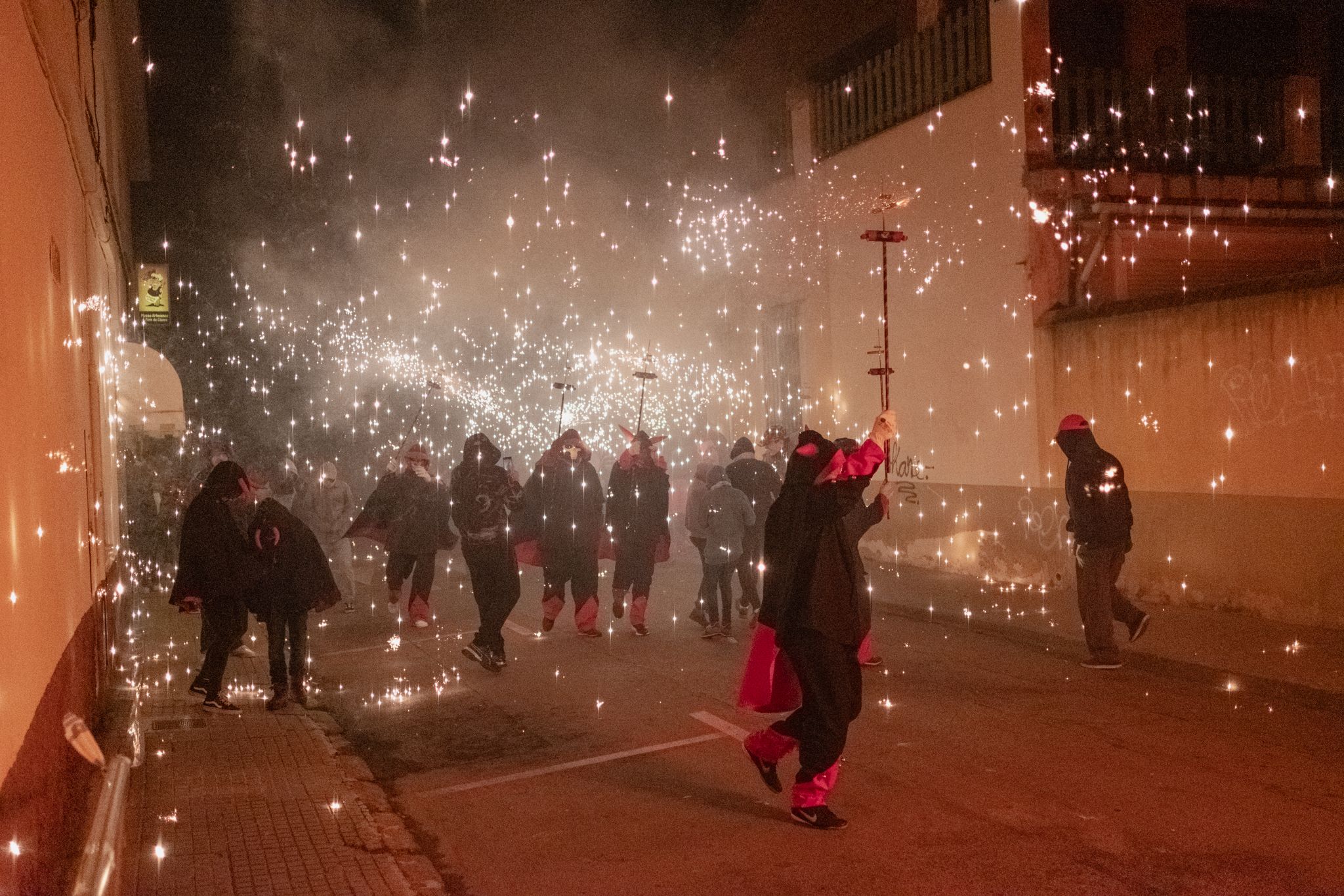 Correfoc de la Festa de Tardor. FOTO: Ale Gómez