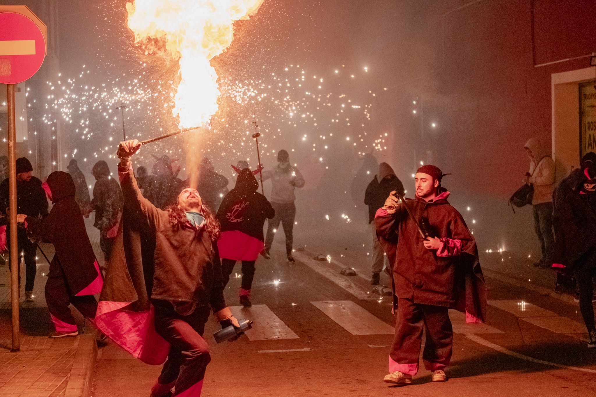 Correfoc de la Festa de Tardor. FOTO: Ale Gómez