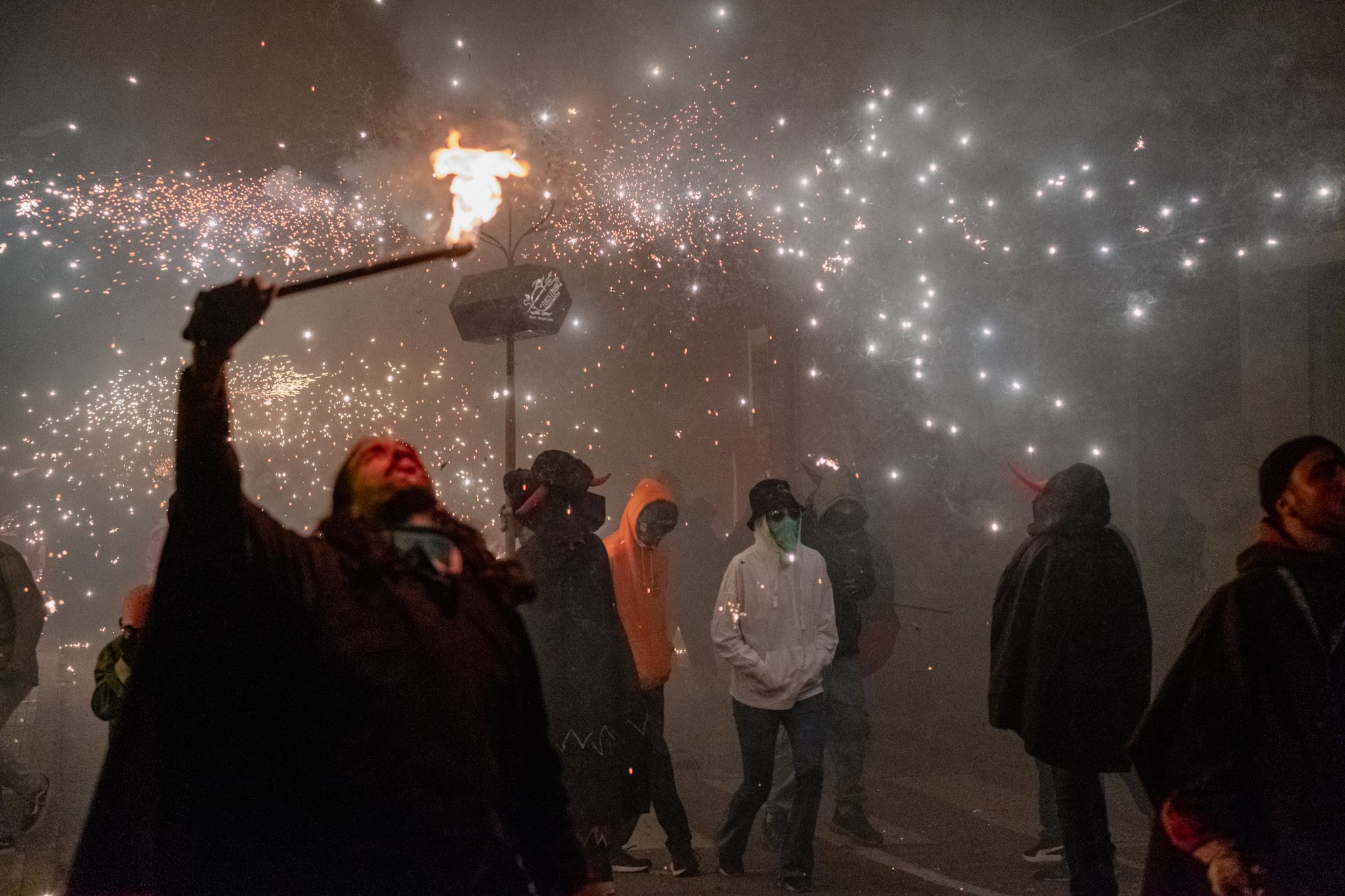 Correfoc de la Festa de Tardor. FOTO: Ale Gómez