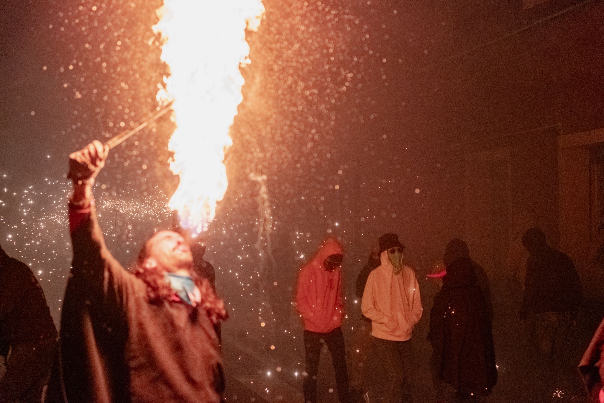 Correfoc de la Festa de Tardor. FOTO: Ale Gómez