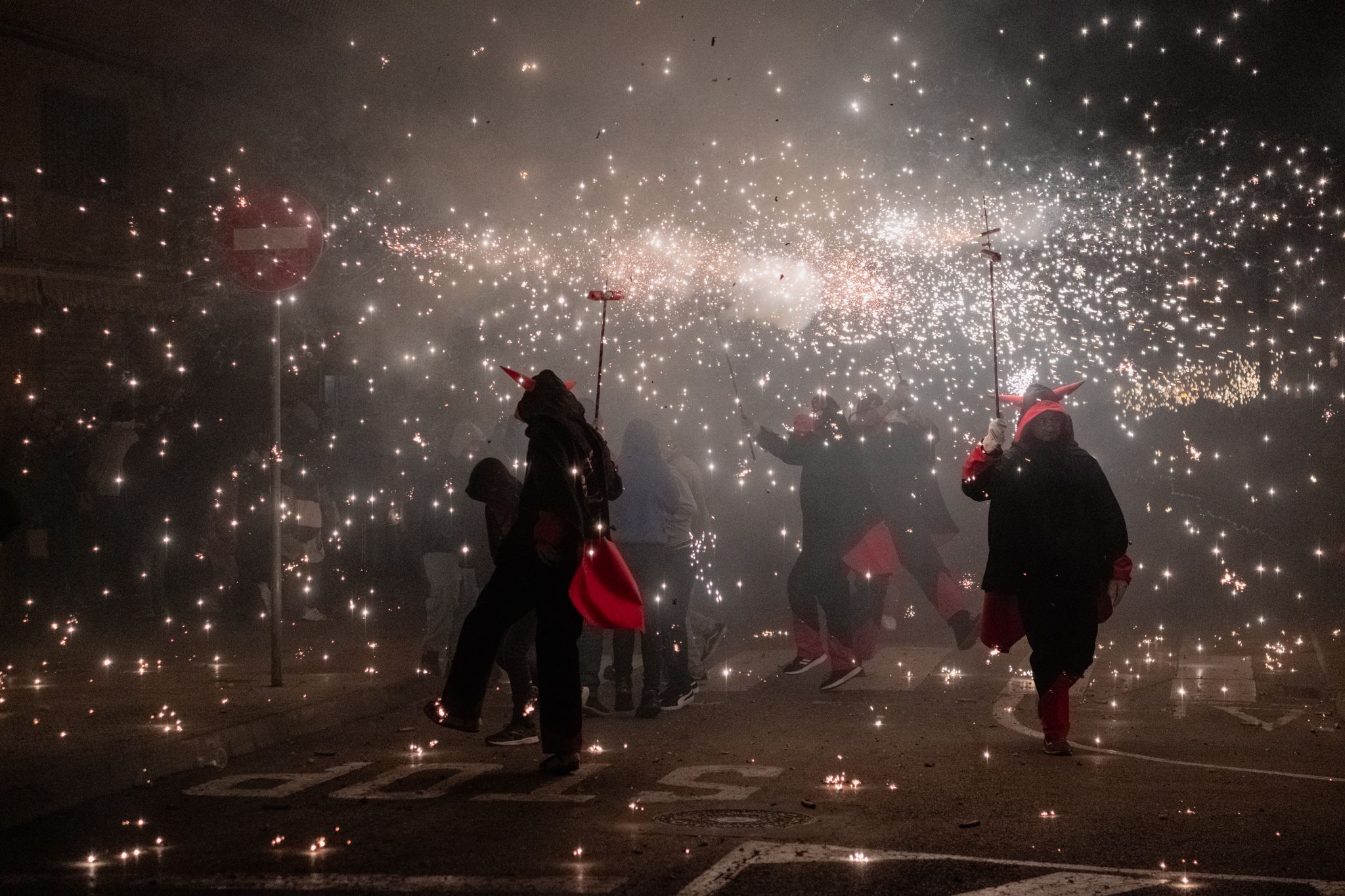 Correfoc de la Festa de Tardor. FOTO: Ale Gómez