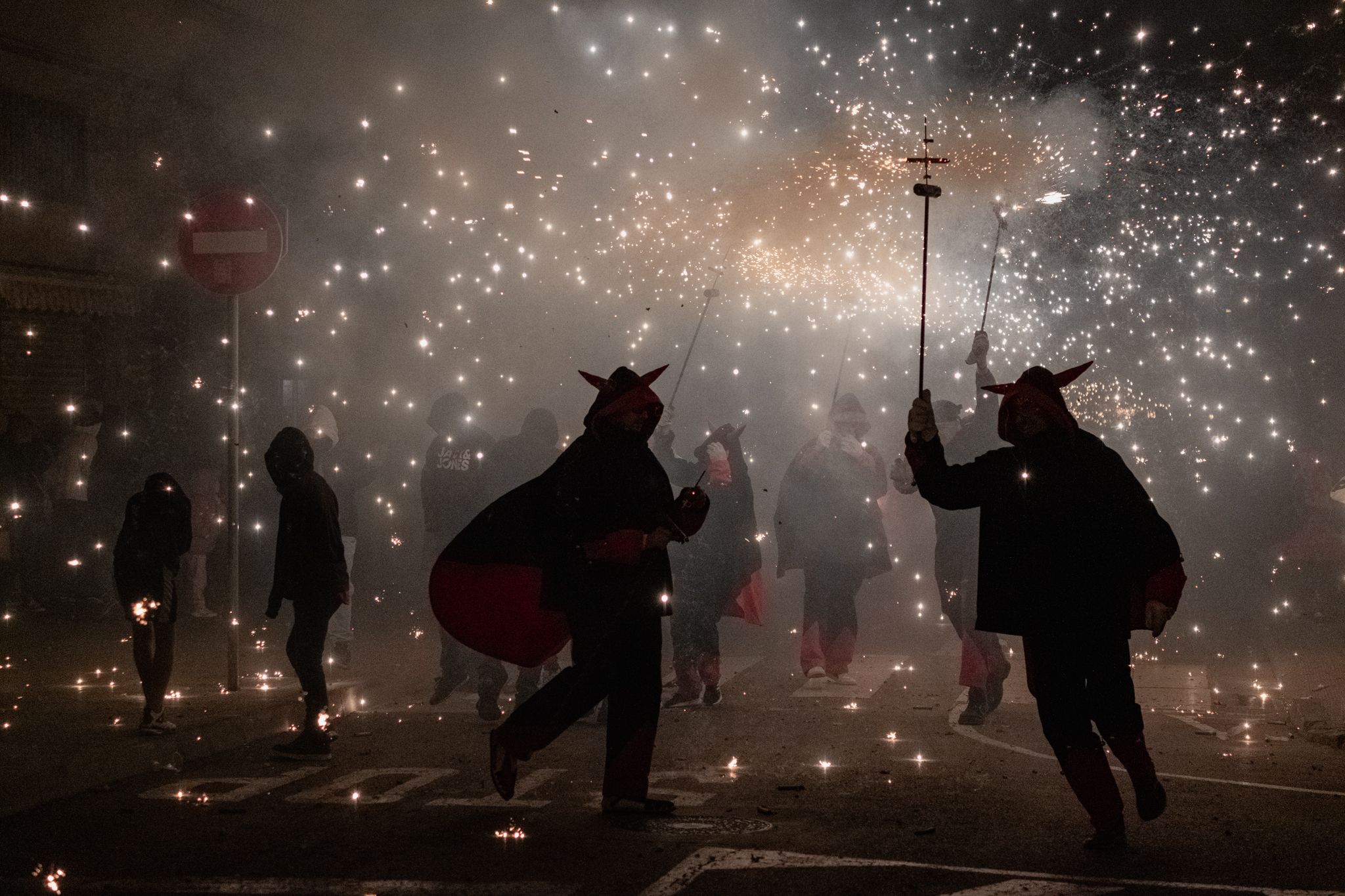 Correfoc de la Festa de Tardor. FOTO: Ale Gómez