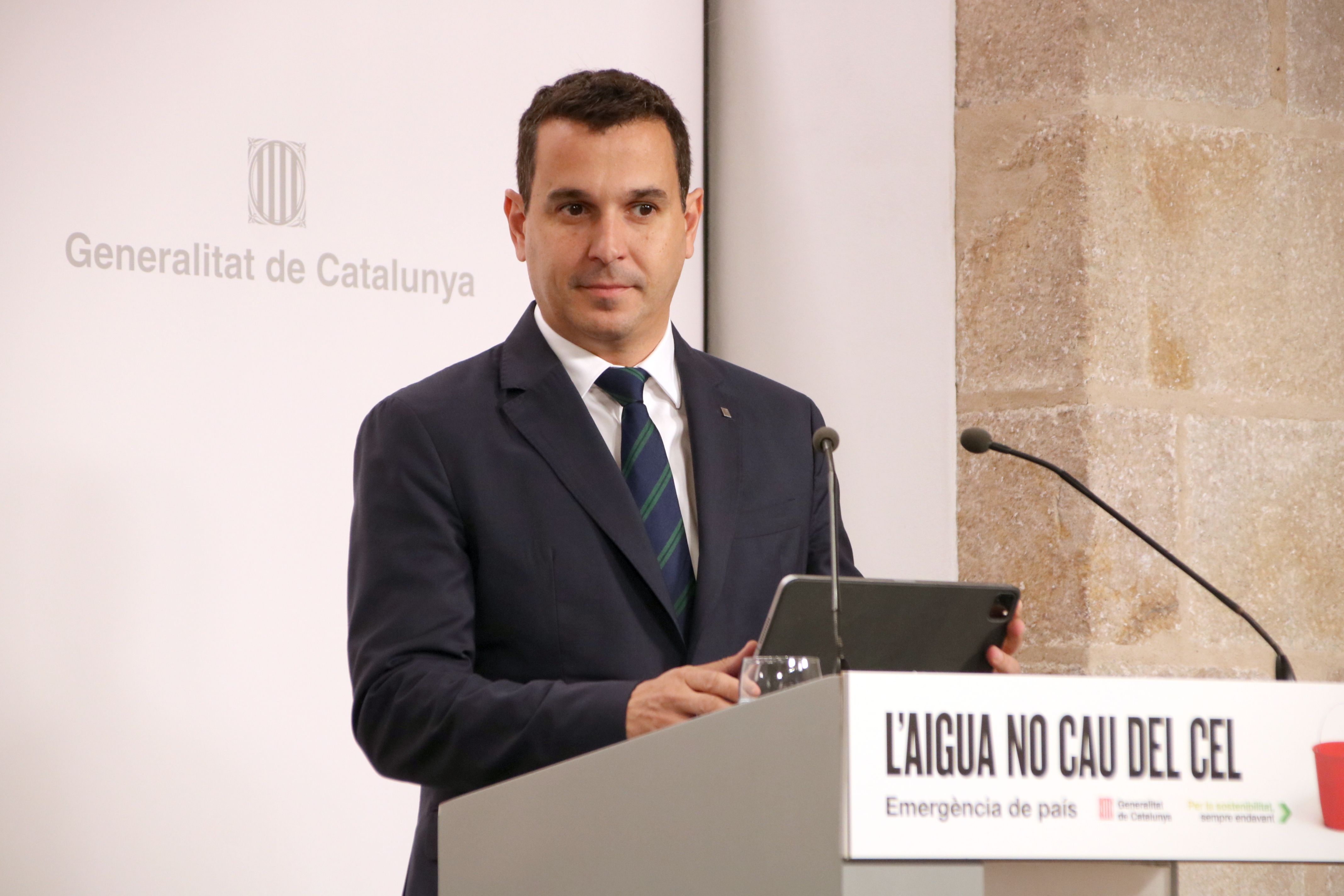 Samuel Reyes, director de l'Agència Catalana de l'Aigua. FOTO: ACN