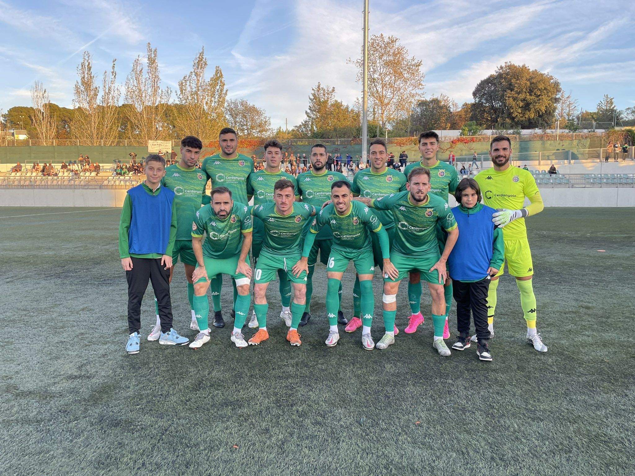 Onze inicial del Cerdanyola FC contra el CE Manresa. FOTO: Cerdanyola FC