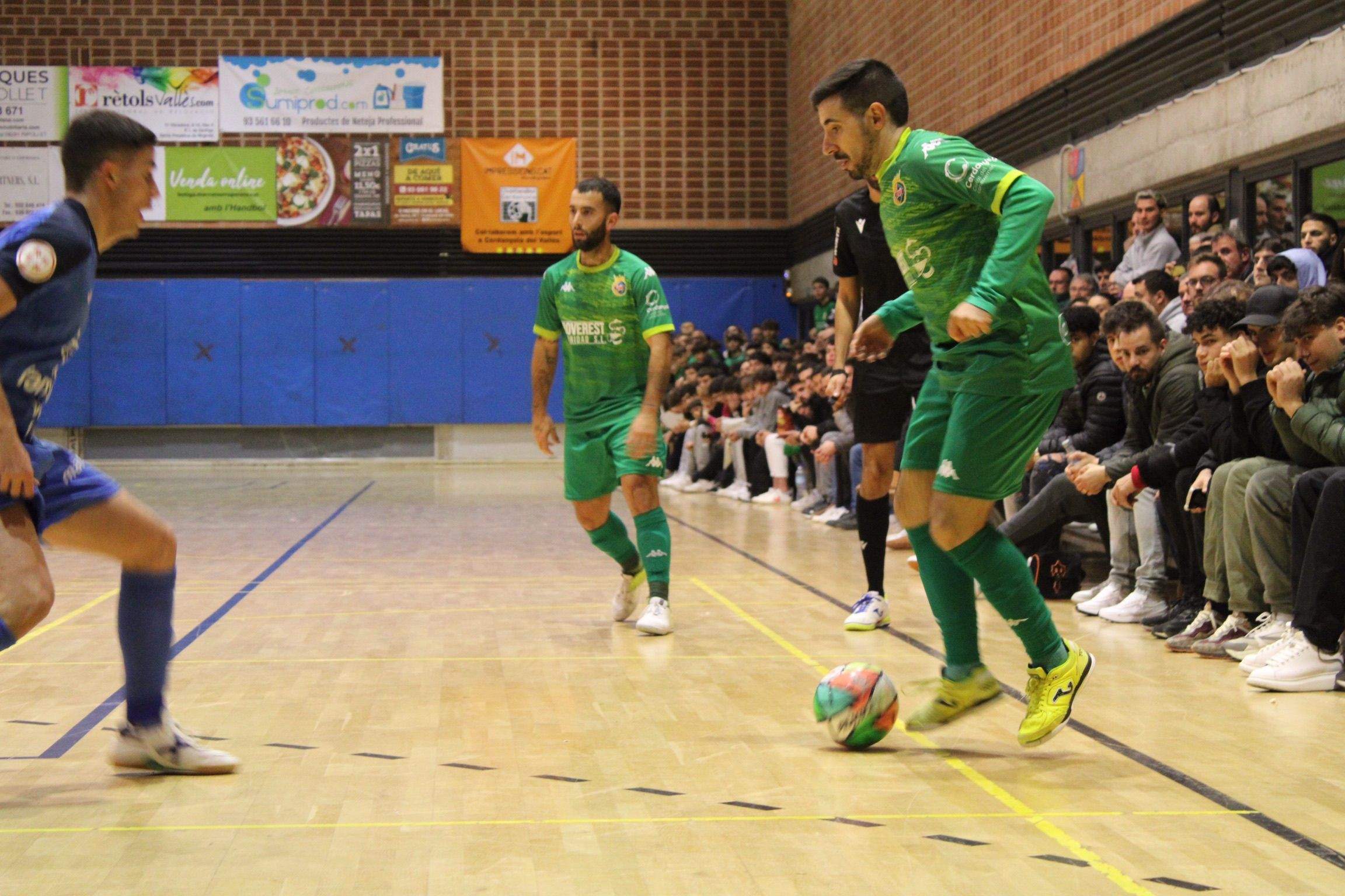 Eliminatòria entre el Cerdanyola FC i l'Alzira FS a Guiera. FOTO: Guillem Barrera