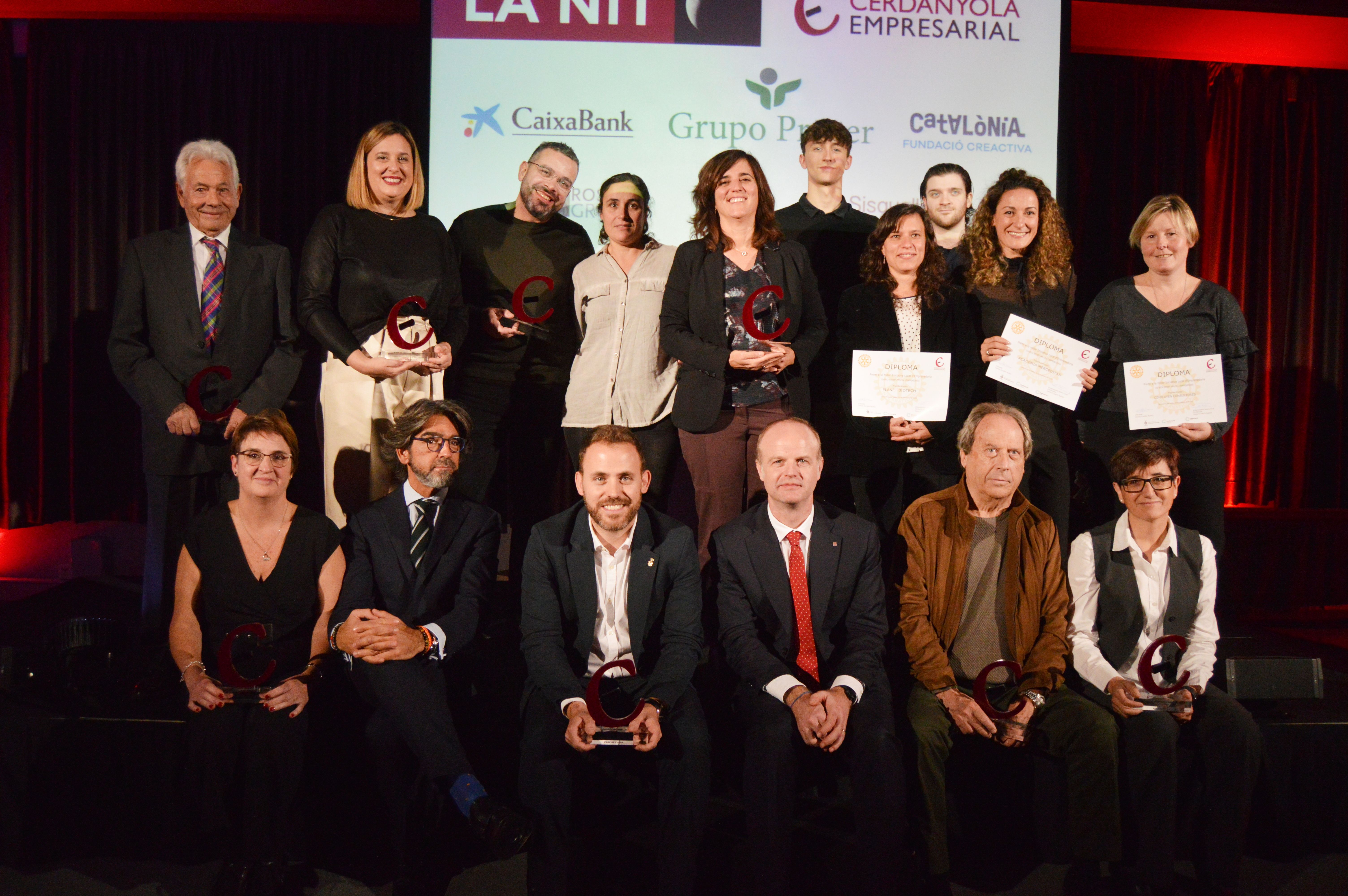 Les empreses reconegudes en la 10a Nit Empresarial. FOTO: Nora Muñoz Otero Les empreses reconegudes en la 10a Nit Empresarial. FOTO: Nora Muñoz Otero