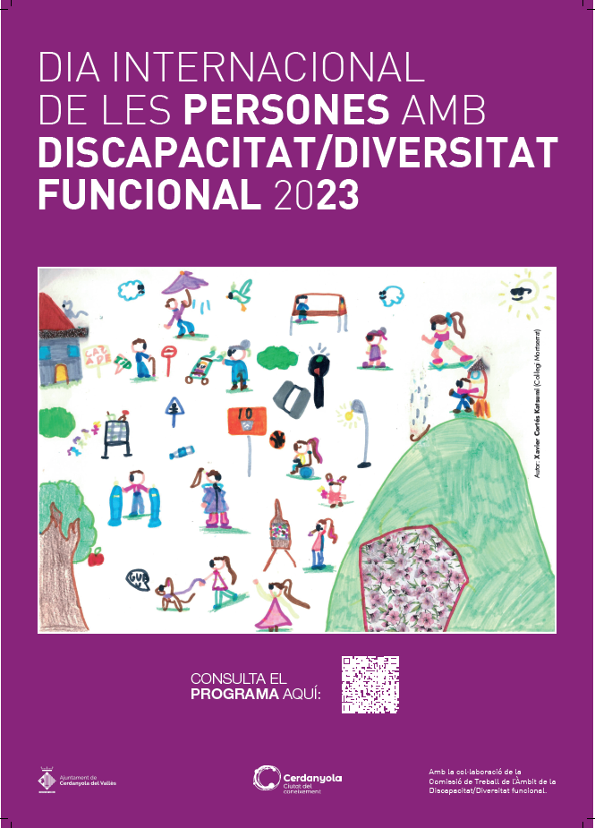Cartell Dia Internacional de les persones amb diversitat funcional 2023