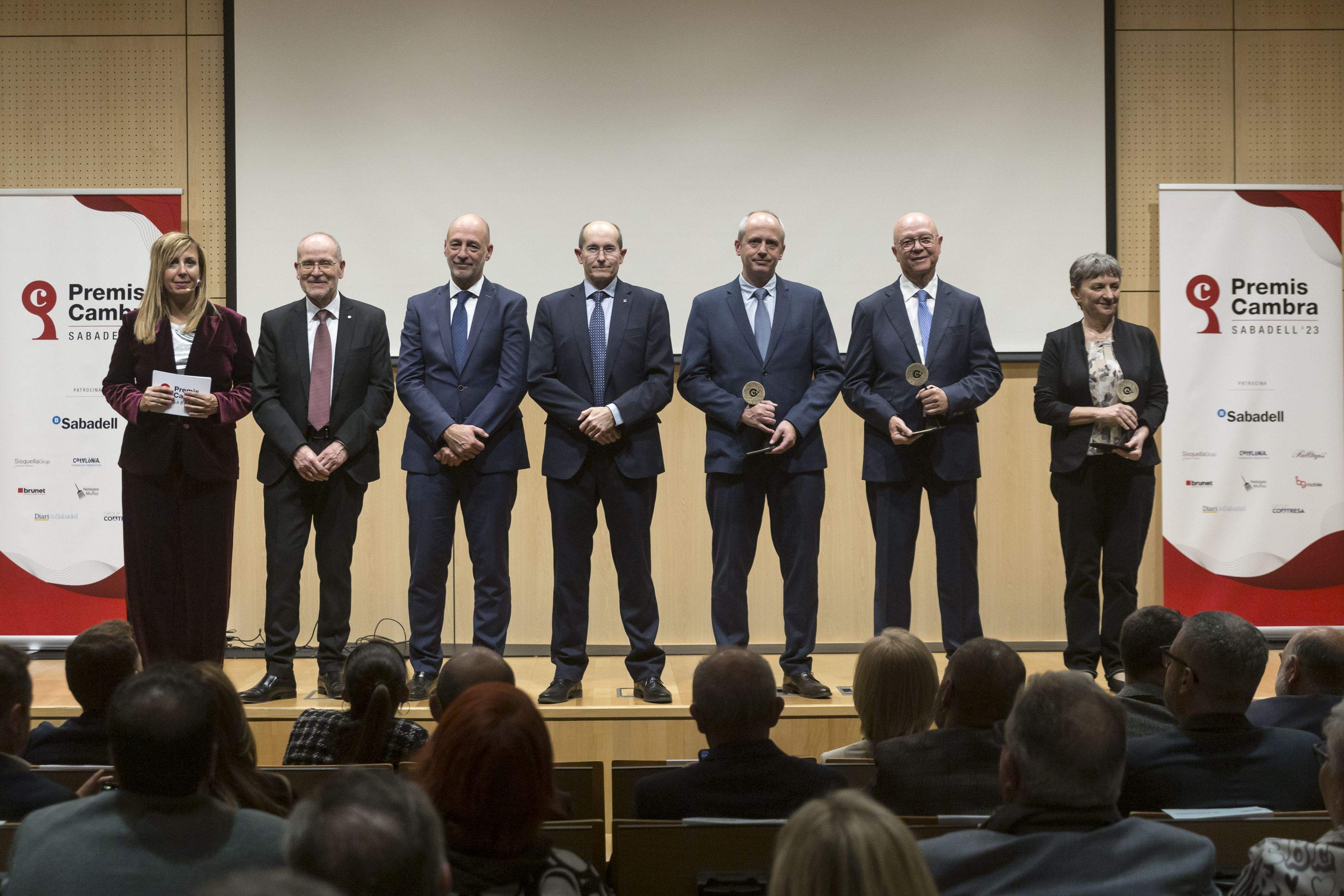 Entrega dels Premis Cambra 2023. FOTO: Cambra de Sabadell