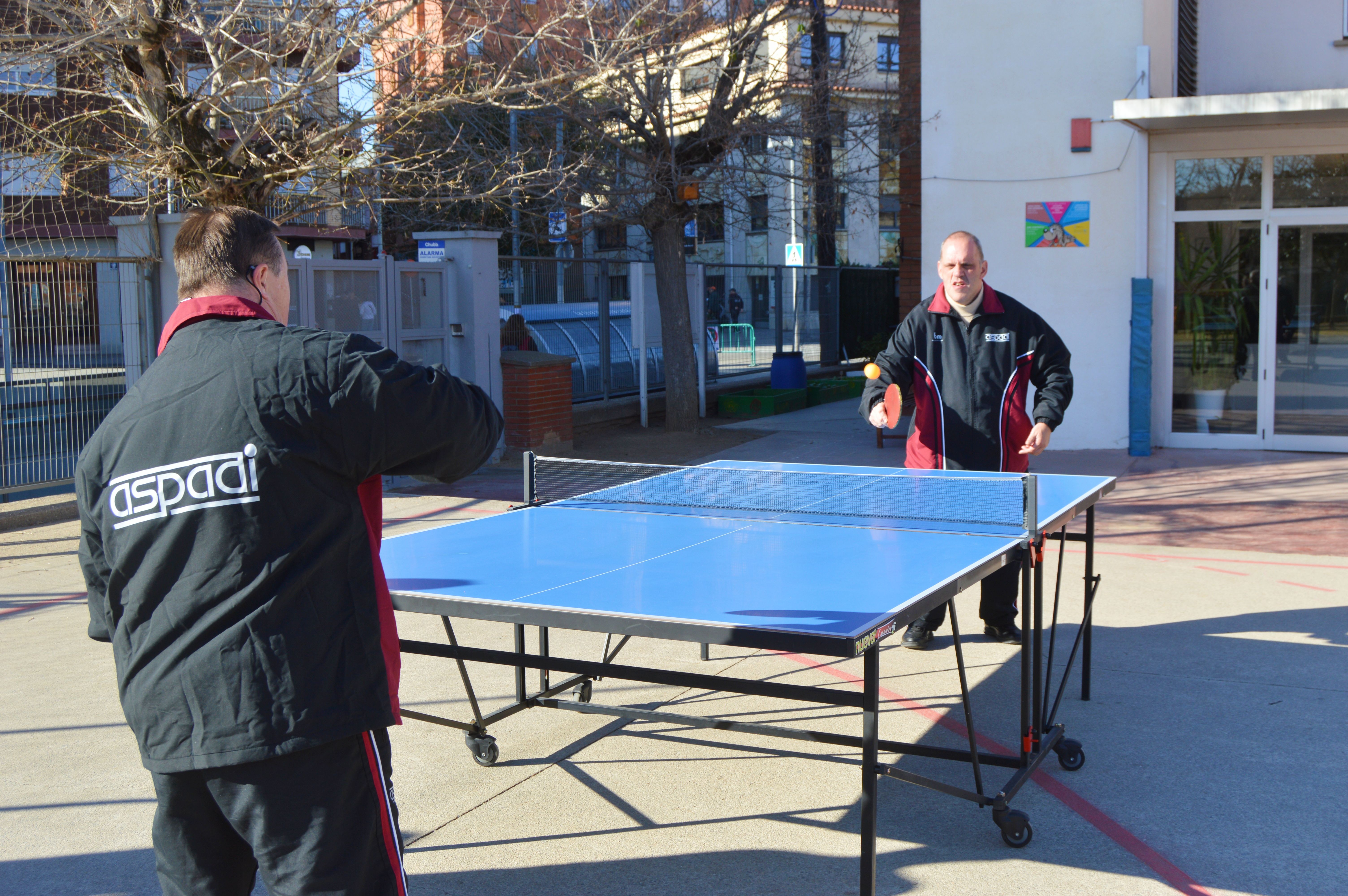 Torneig de ping-pong en el Dia Mundial de les Persones amb Diversitat Funcional. FOTO: Nora MO