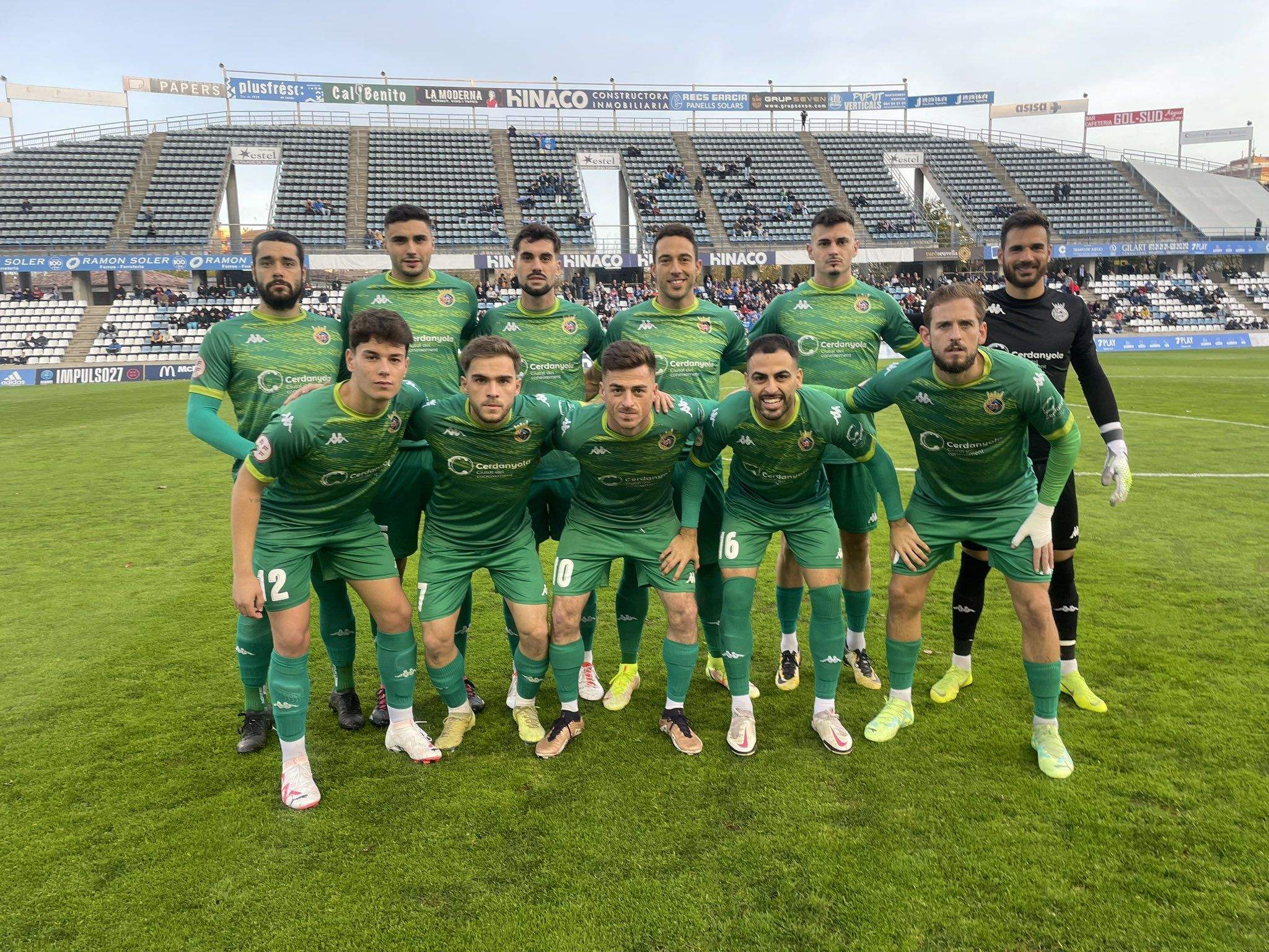 El Cerdanyola cau al Camp Municipal d'Esports de Lleida. FOTO: Cerdanyola FC