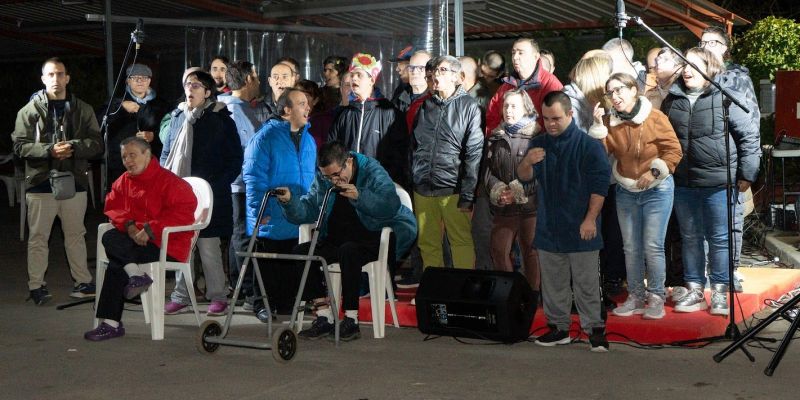 Coral Catalonia a l'encesa de llums de Catalònia Fundació Creactiva. FOTO: Carme de Olazabal