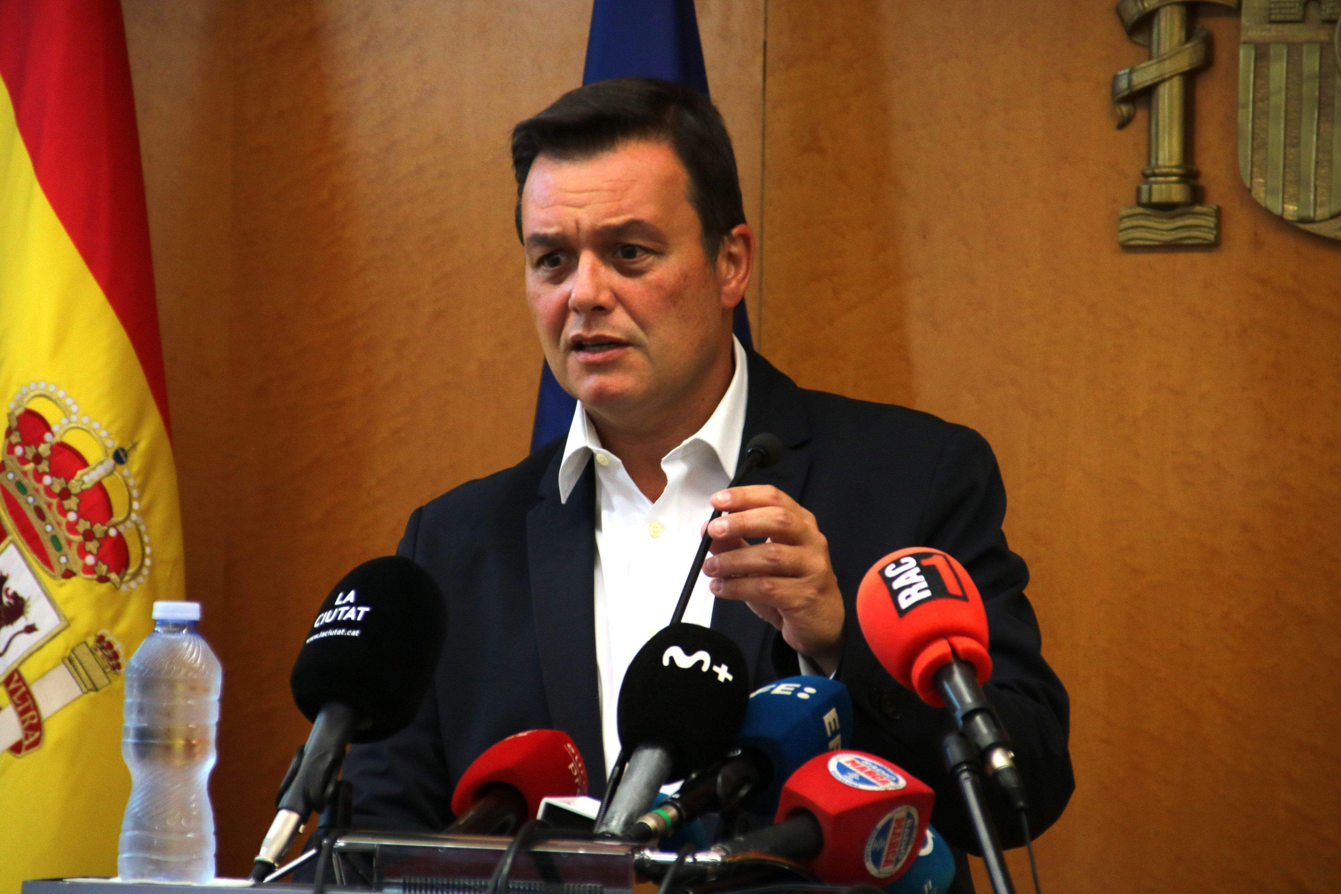 Víctor Francos en una roda de premsa. FOTO: ACN