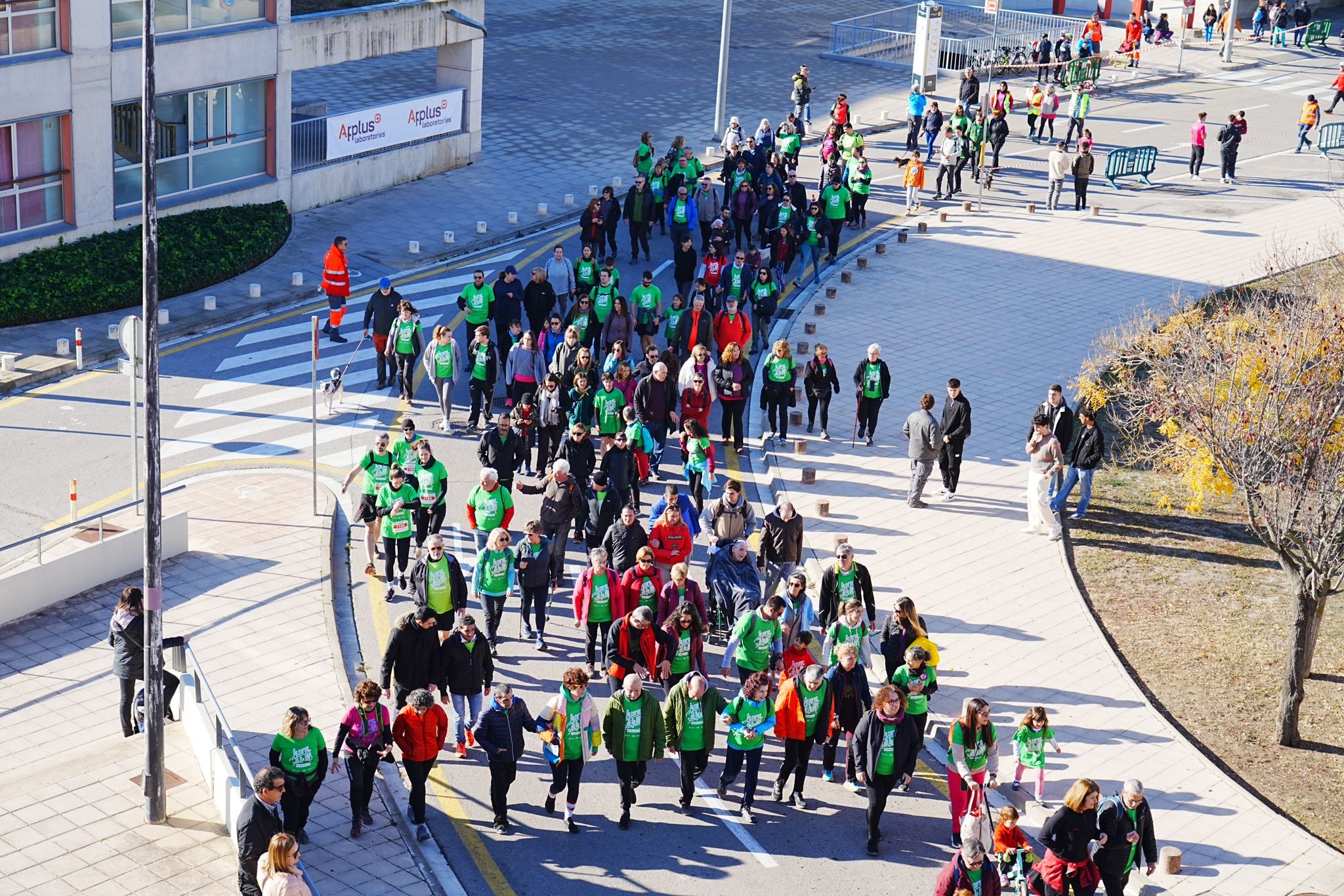 Caminada de la 12a Cursa Solidària de la UAB. FOTO: UAB