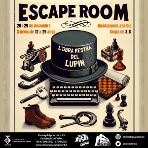 Escape room obra maestra de lupin