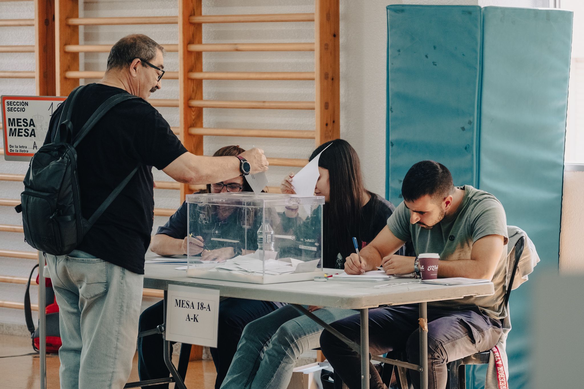 La mesa està formada per un president/a i dos vocals. FOTO: Ale Gómez