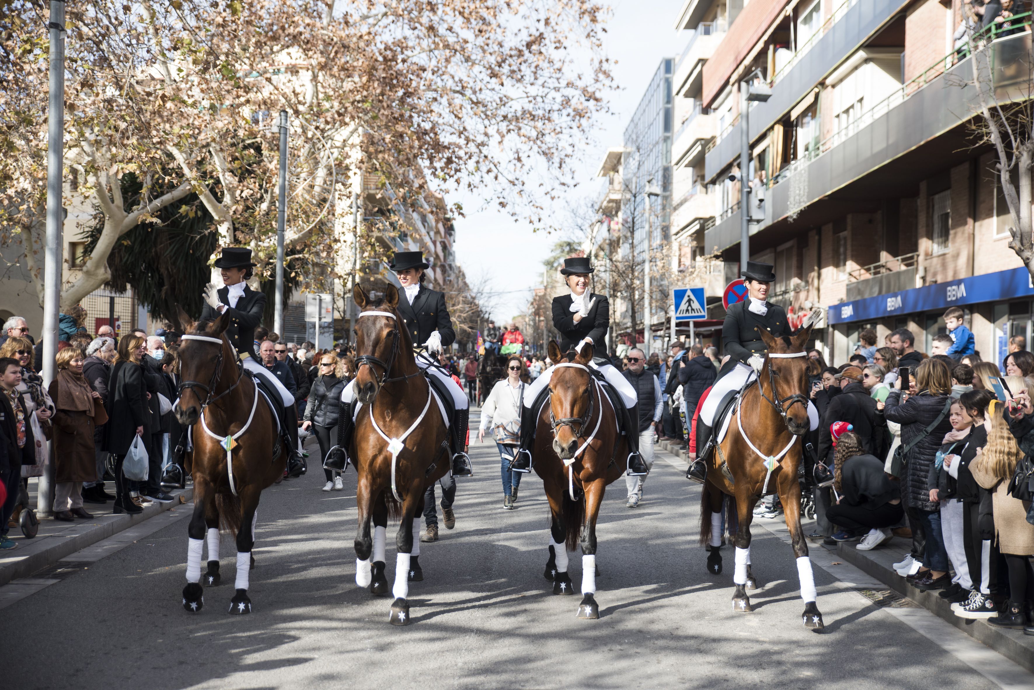 Passada dels Tres Tombs 2024. FOTO: Bernat Millet