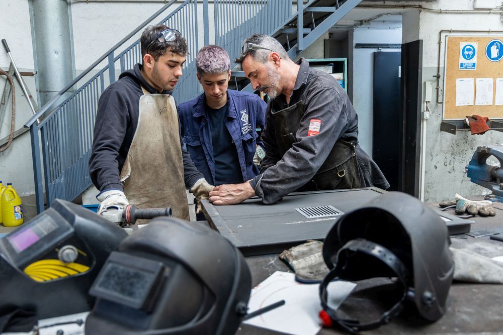Curs de Soldadura del Servei Públic d'Ocupació de Catalunya. FOTO: Ajuntament de Cerdanyola
