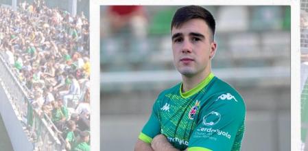Iñaki Recio es va formar a la cantera de la Reial Societat. FOTO: @CERDANYOLAFC