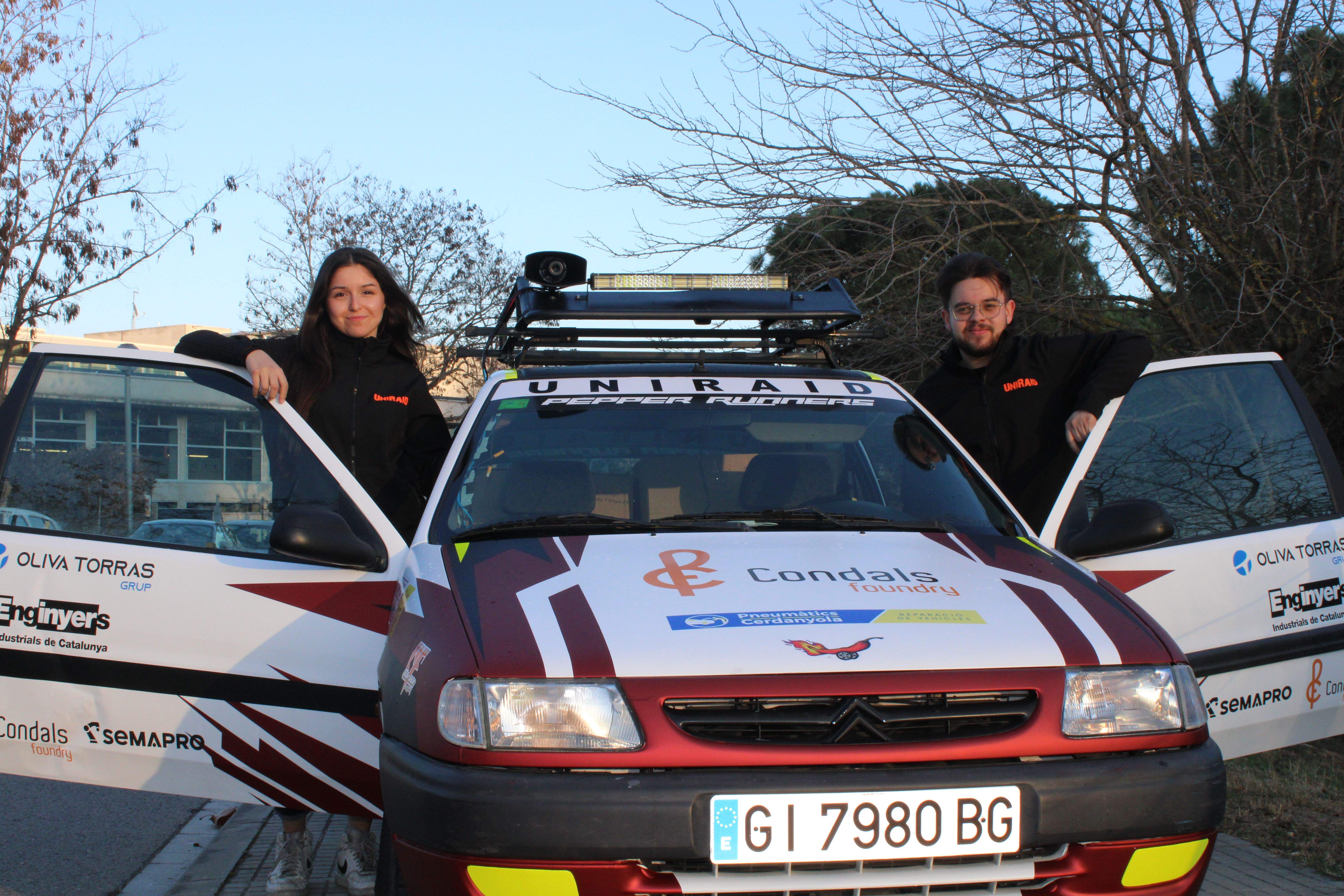 L'amanda i el Carlos del Pepper Runners Team. FOTO: Guillem Barrera