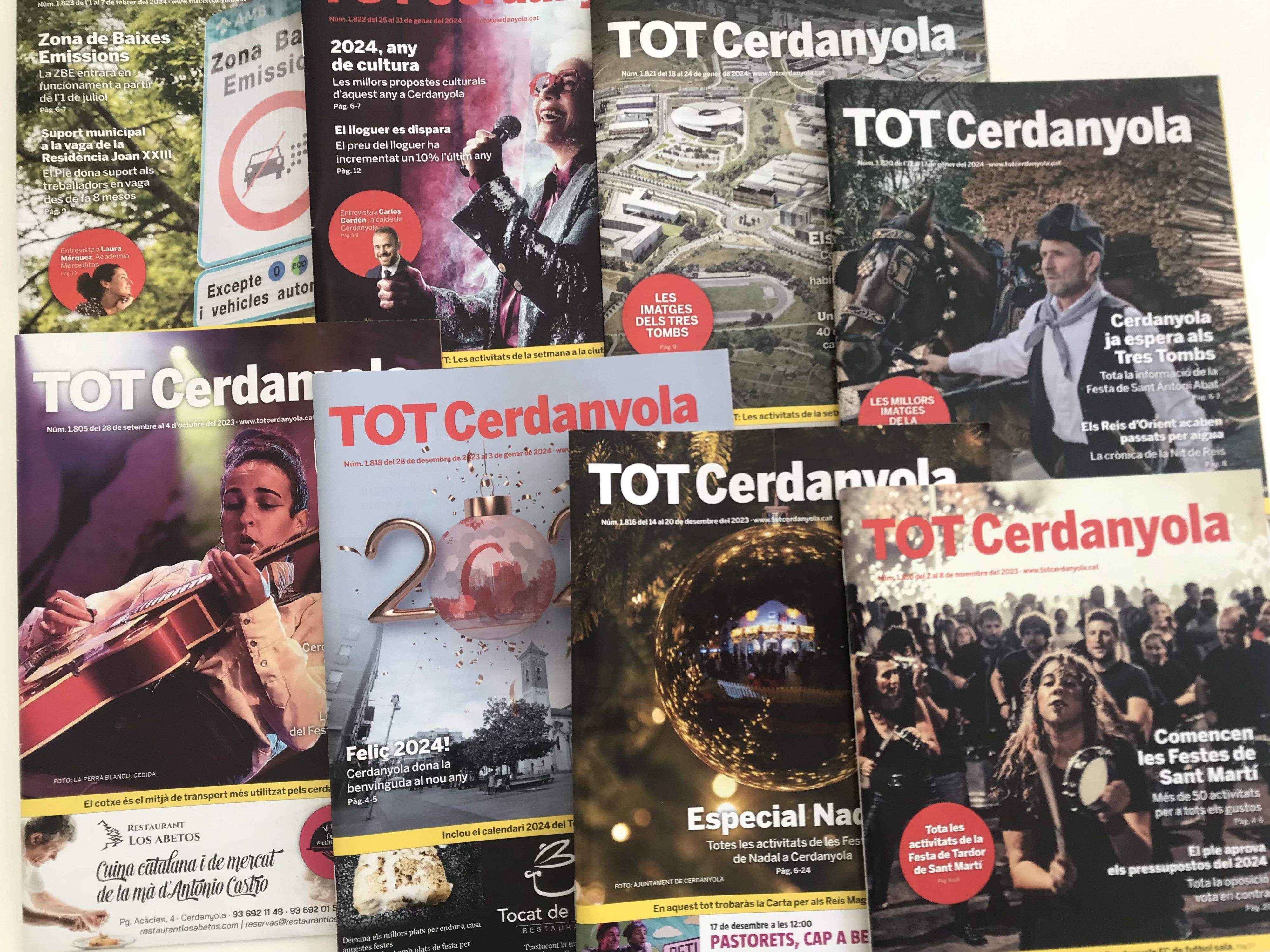 Portades del TOT Cerdanyola. FOTO: Guillem Barrera