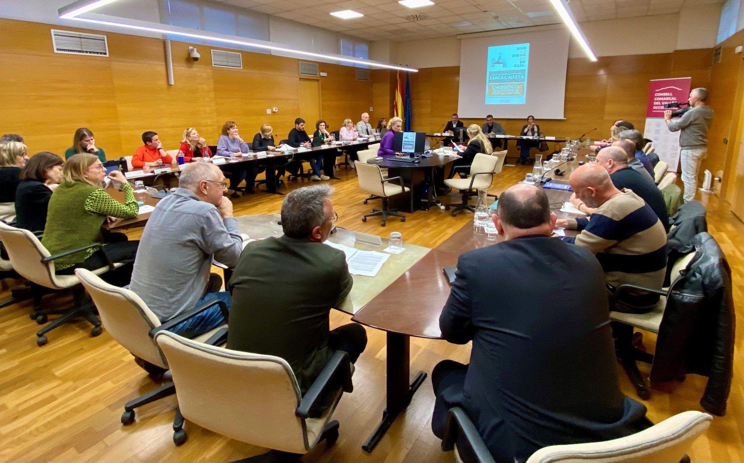 Consell d'Alcaldies del VallèsOccidental del mes de febrer de 2024. FOTO: CCVO