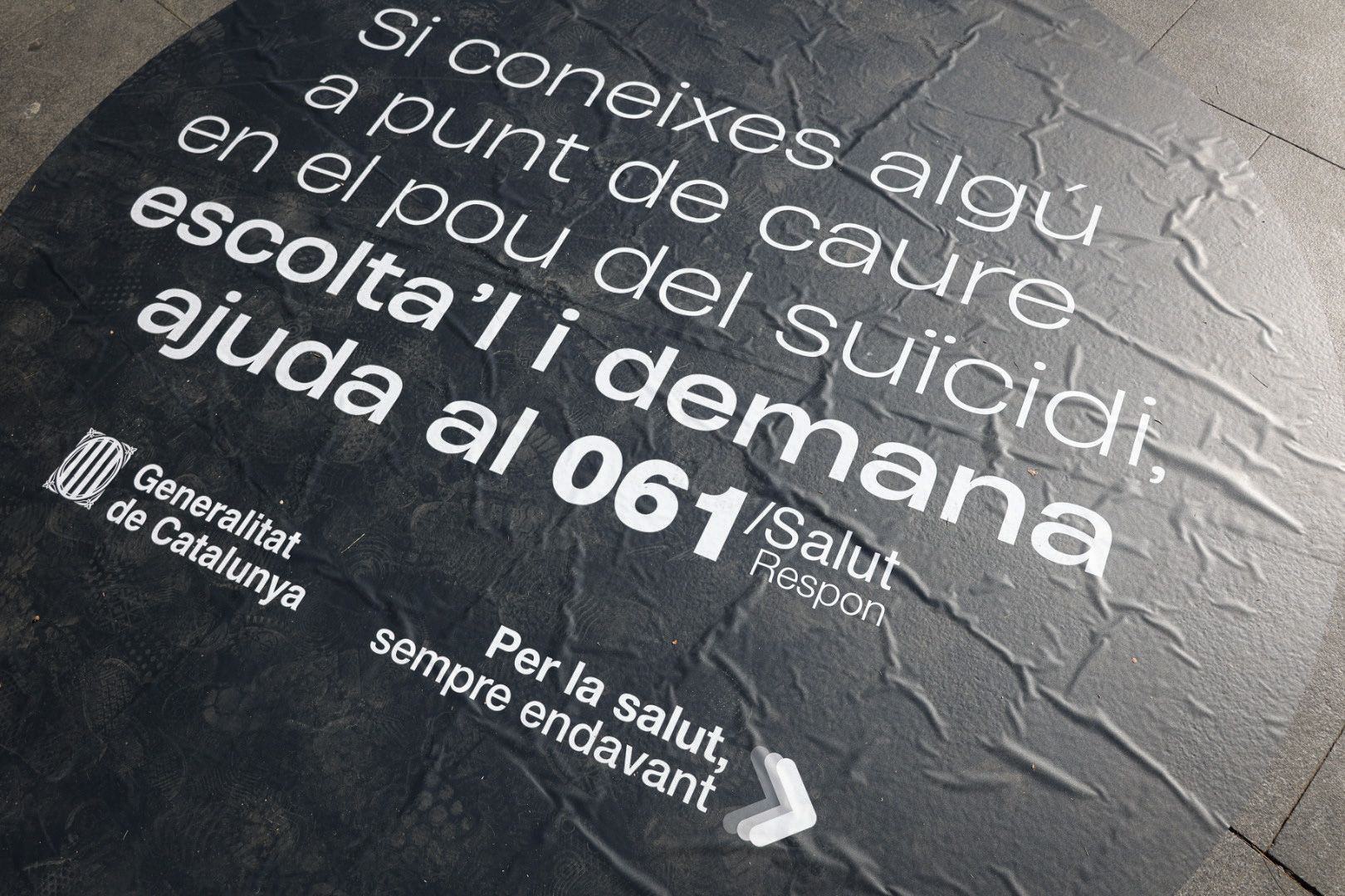 Imatge de la campanya de prevenció del suïcidi. FOTO: Gencat