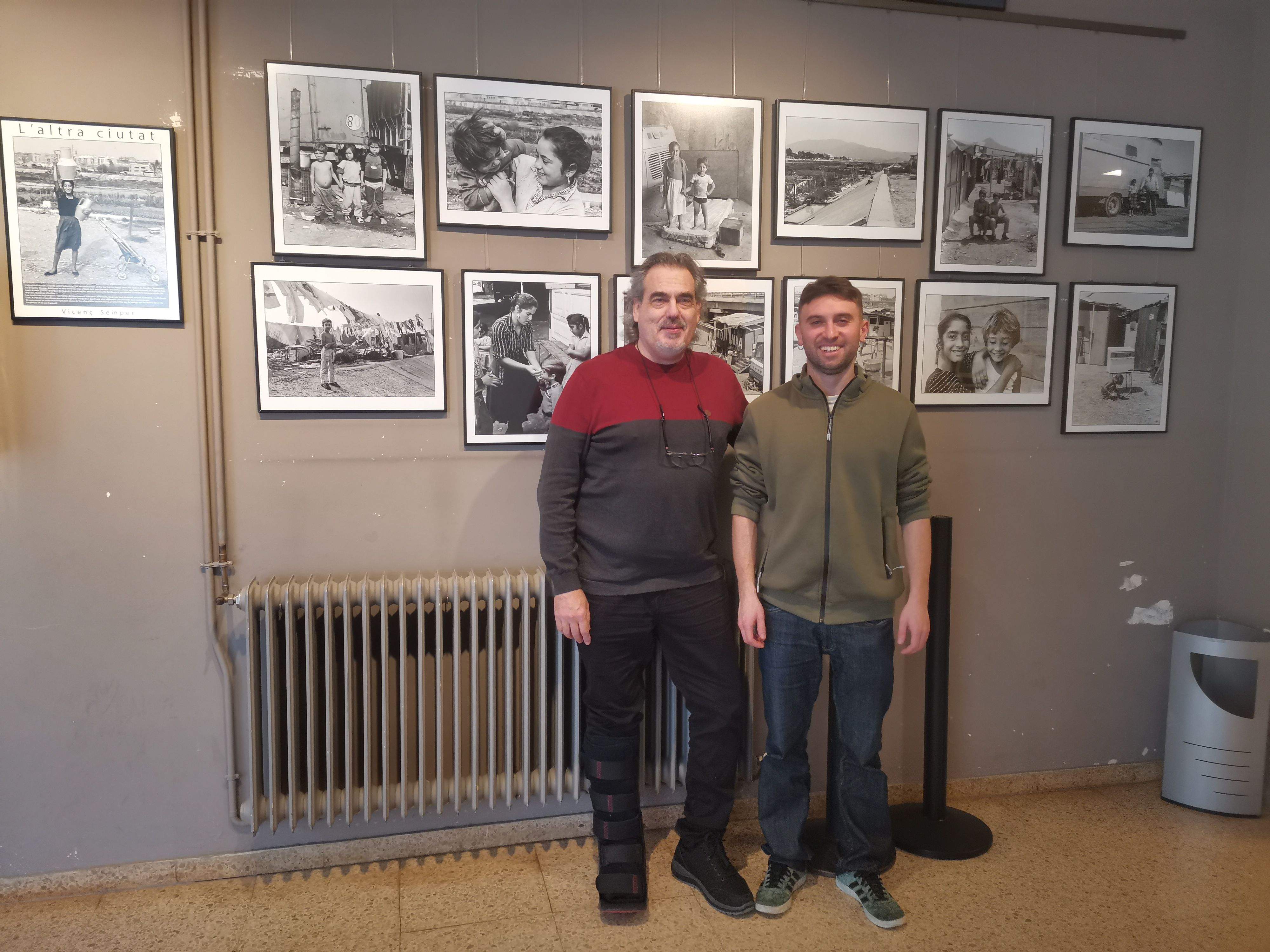 J. Manel Requena, president d'Afocer, (esquerra) i Guillem Barrera, cap de redacció del TOT Cerdanyola (dreta)