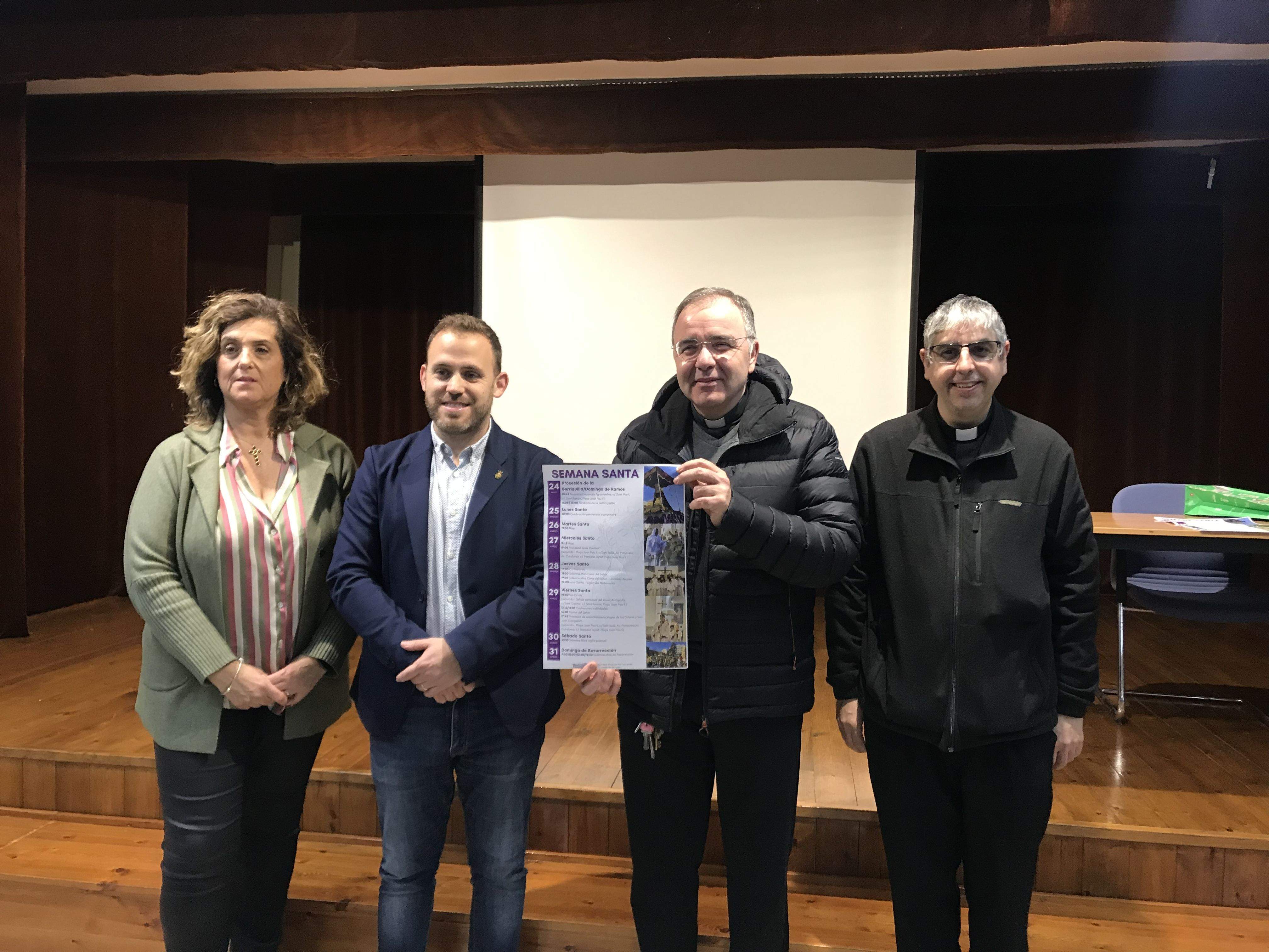 Programació Setmana Santa Parròquia Sant Martí. FOTO: Cedida