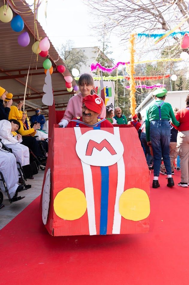Mario Bros al carnaval de Catalònia Fundació Creactiva. FOTO: Cedida