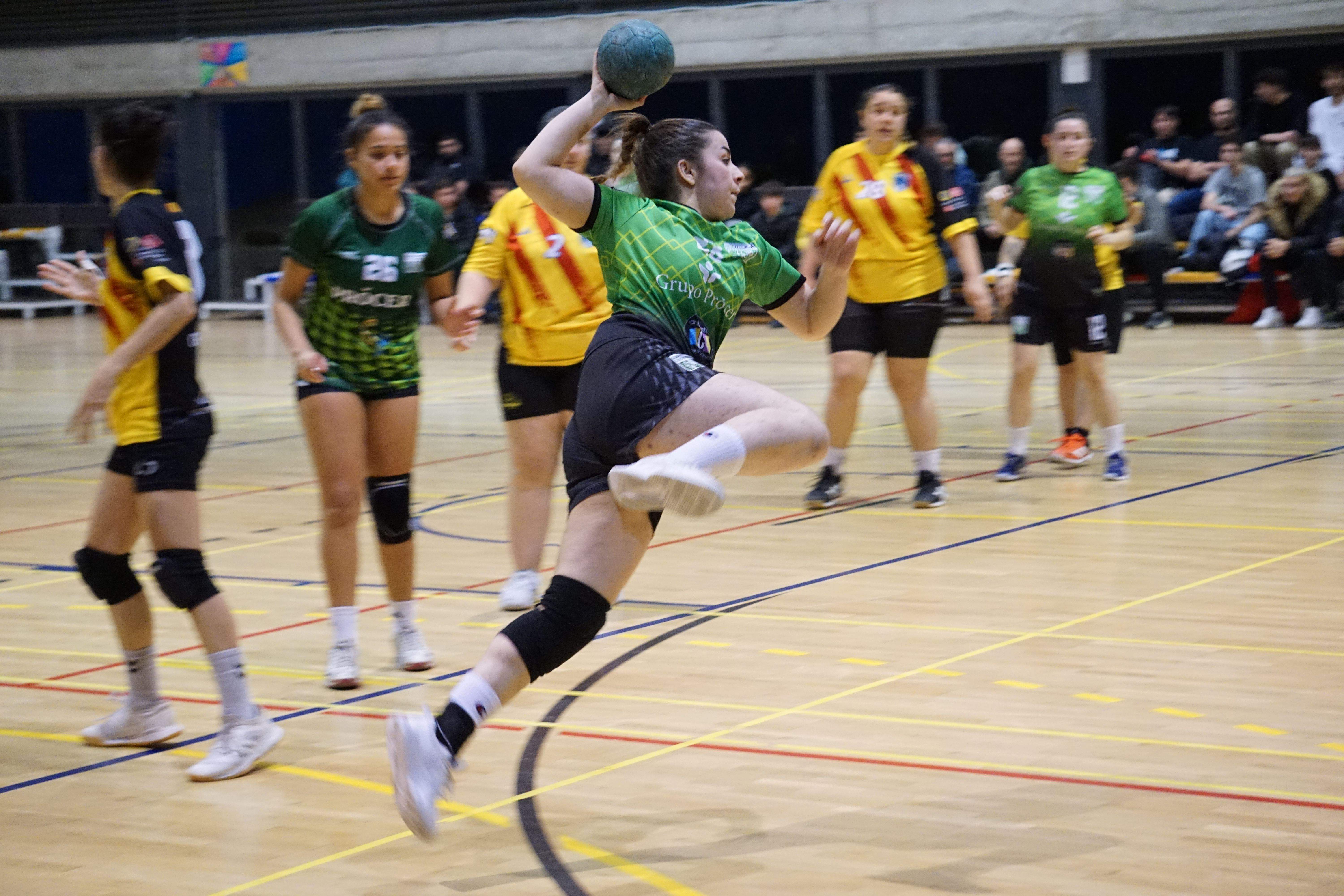 Imatge d'un partit del Prócer Club Handbol Cerdanyola. FOTO: Cedida